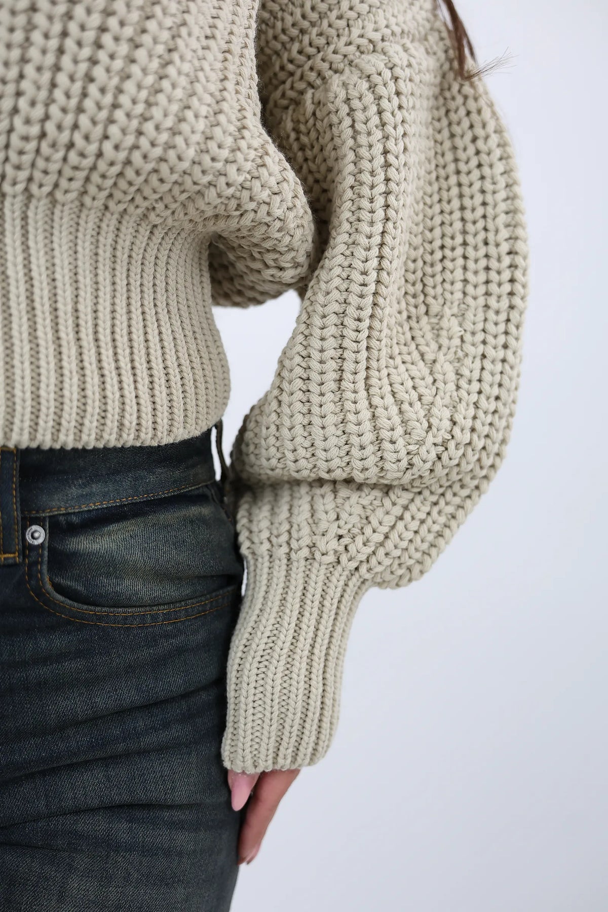 Xhemper crochet beige