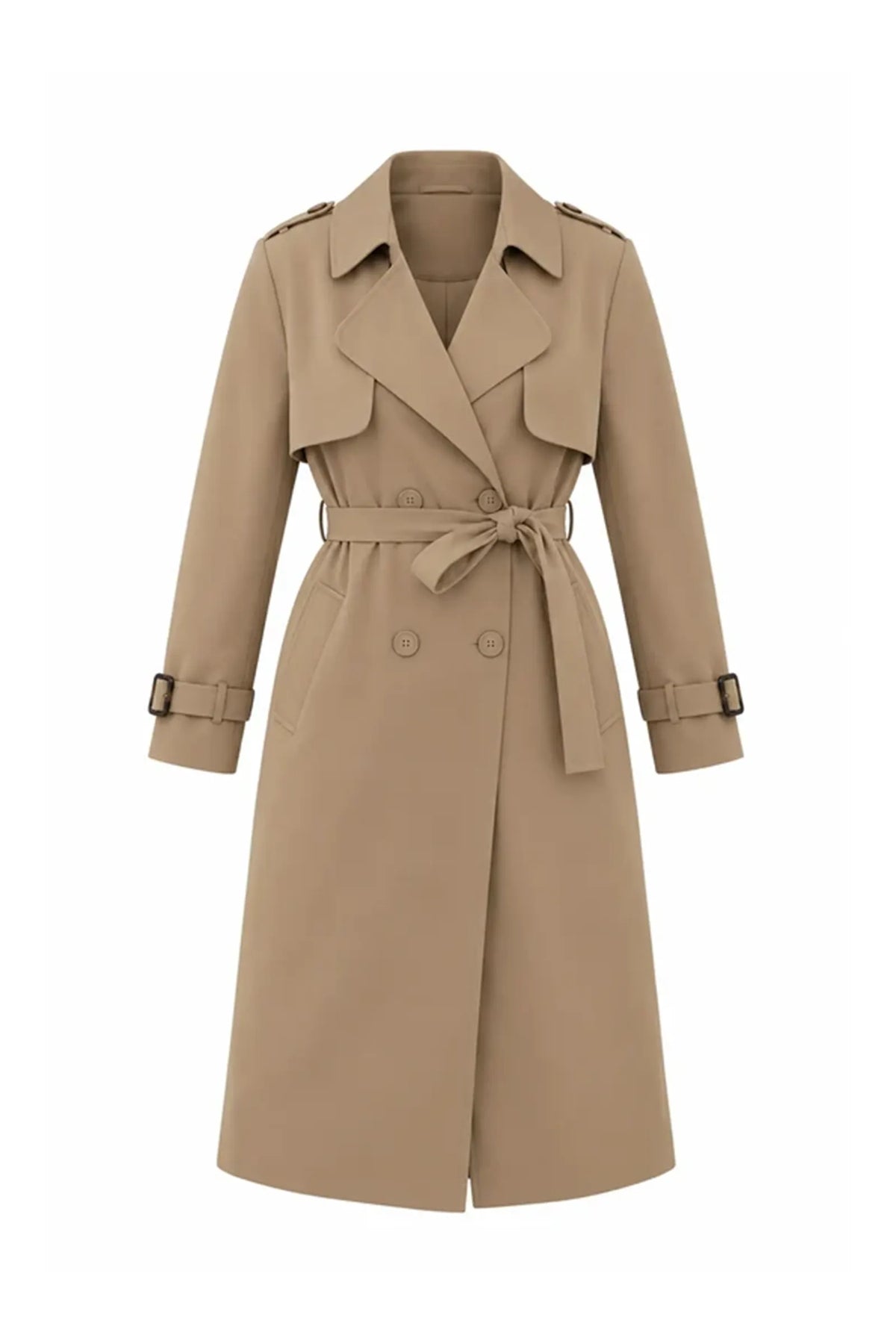 Mantil bellted trench