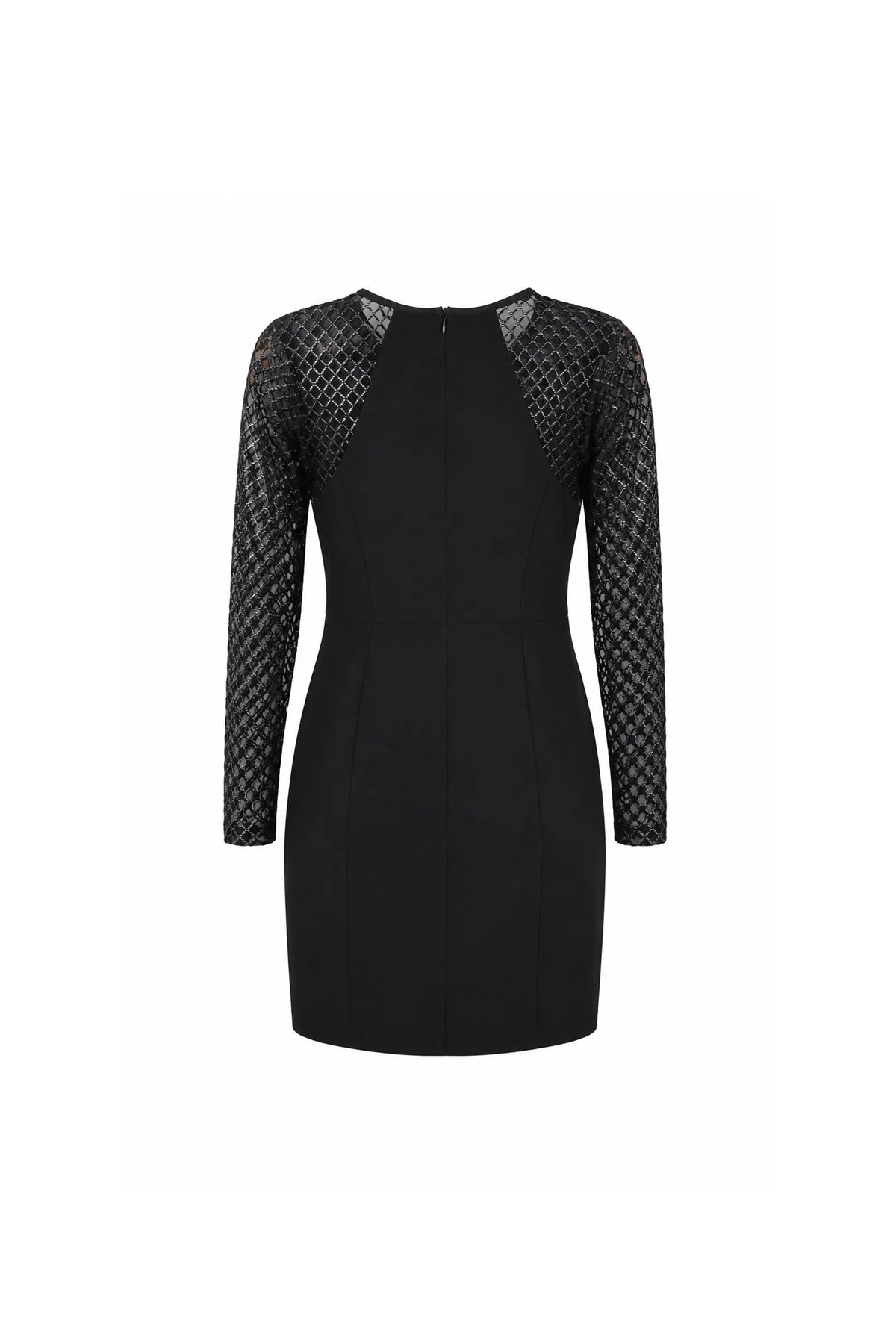 Fustan illusion neckline