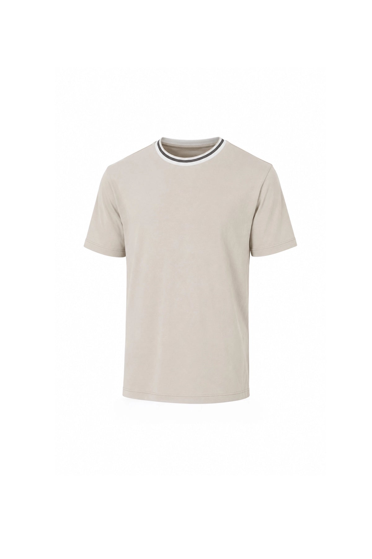 Maice contrast ribbed neck