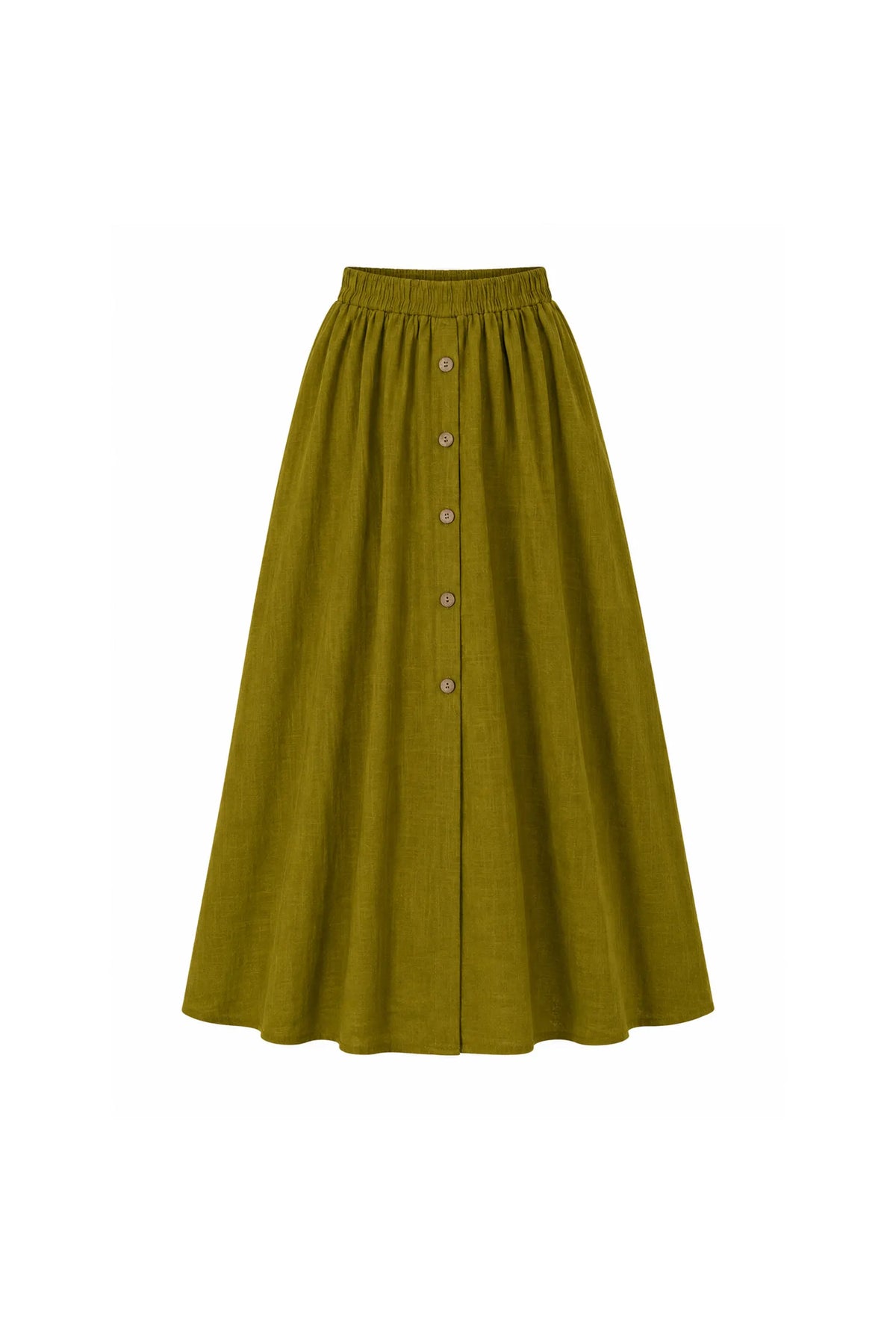 Fund elastic waist midi