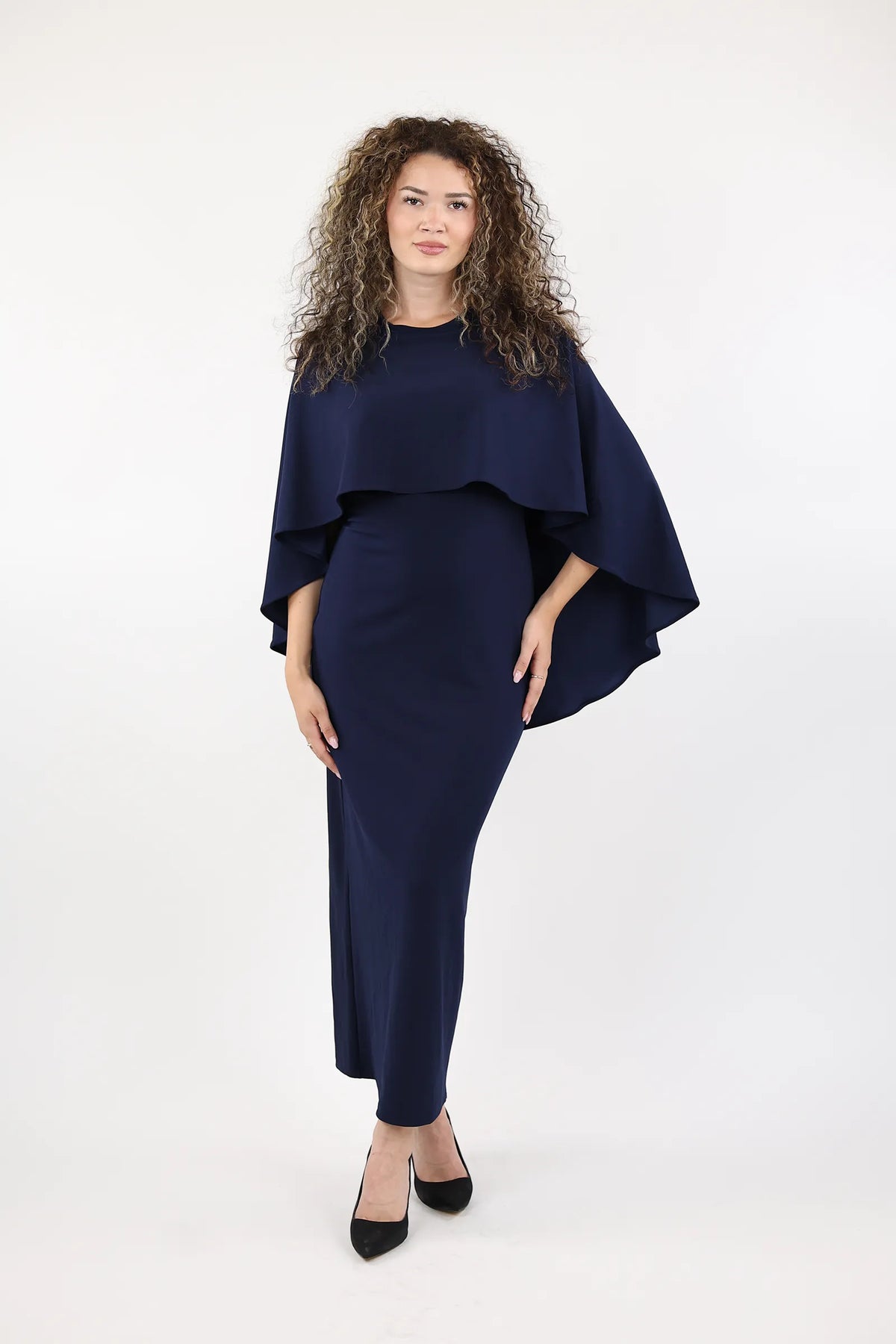 Fustan navy elegante