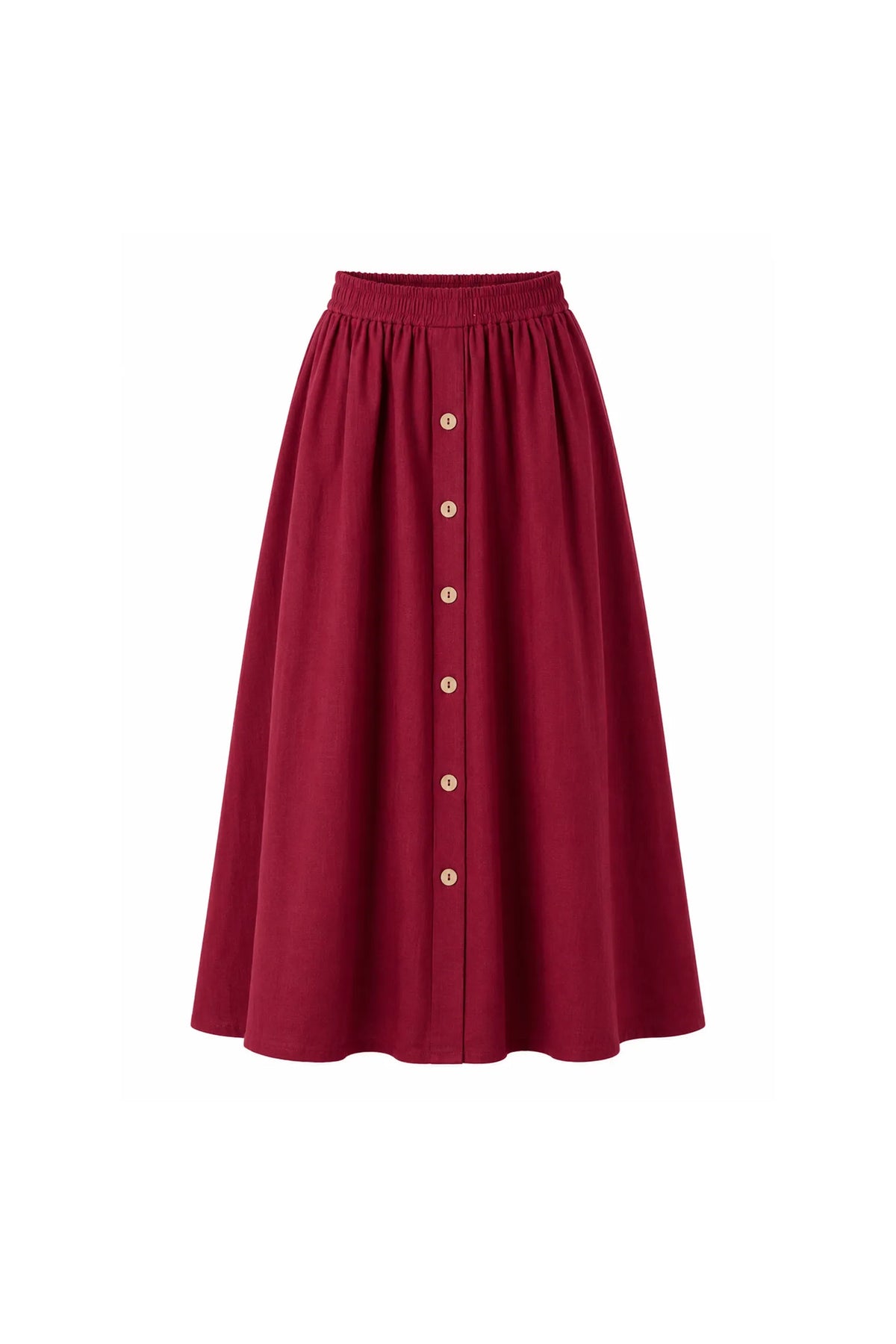 Fund elastic waist midi