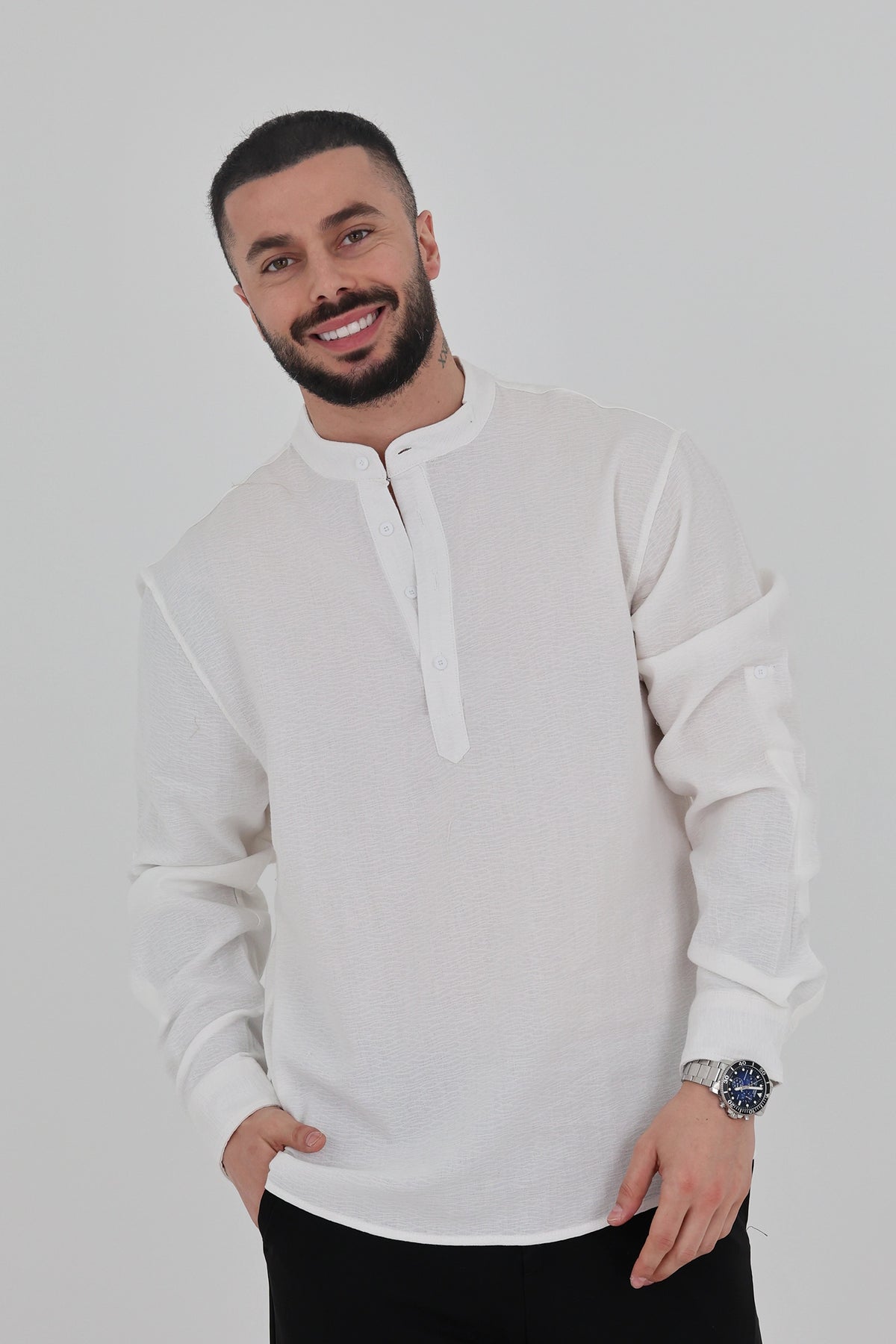 Kemishe half button