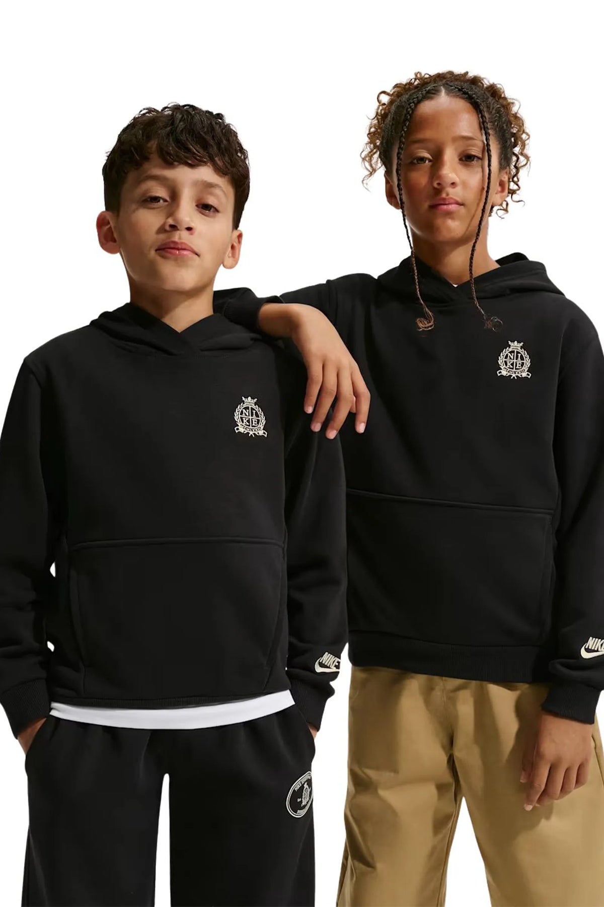 Duks nike sportswear club big kids' french terry IV5263-010
