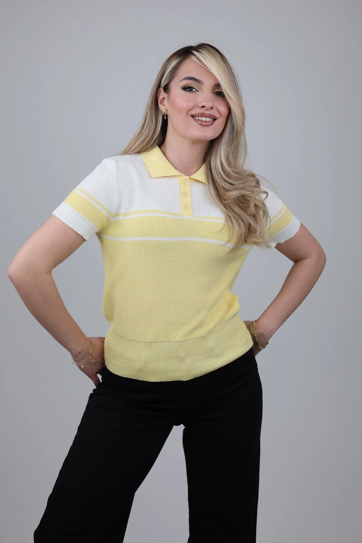 Maice knit polo