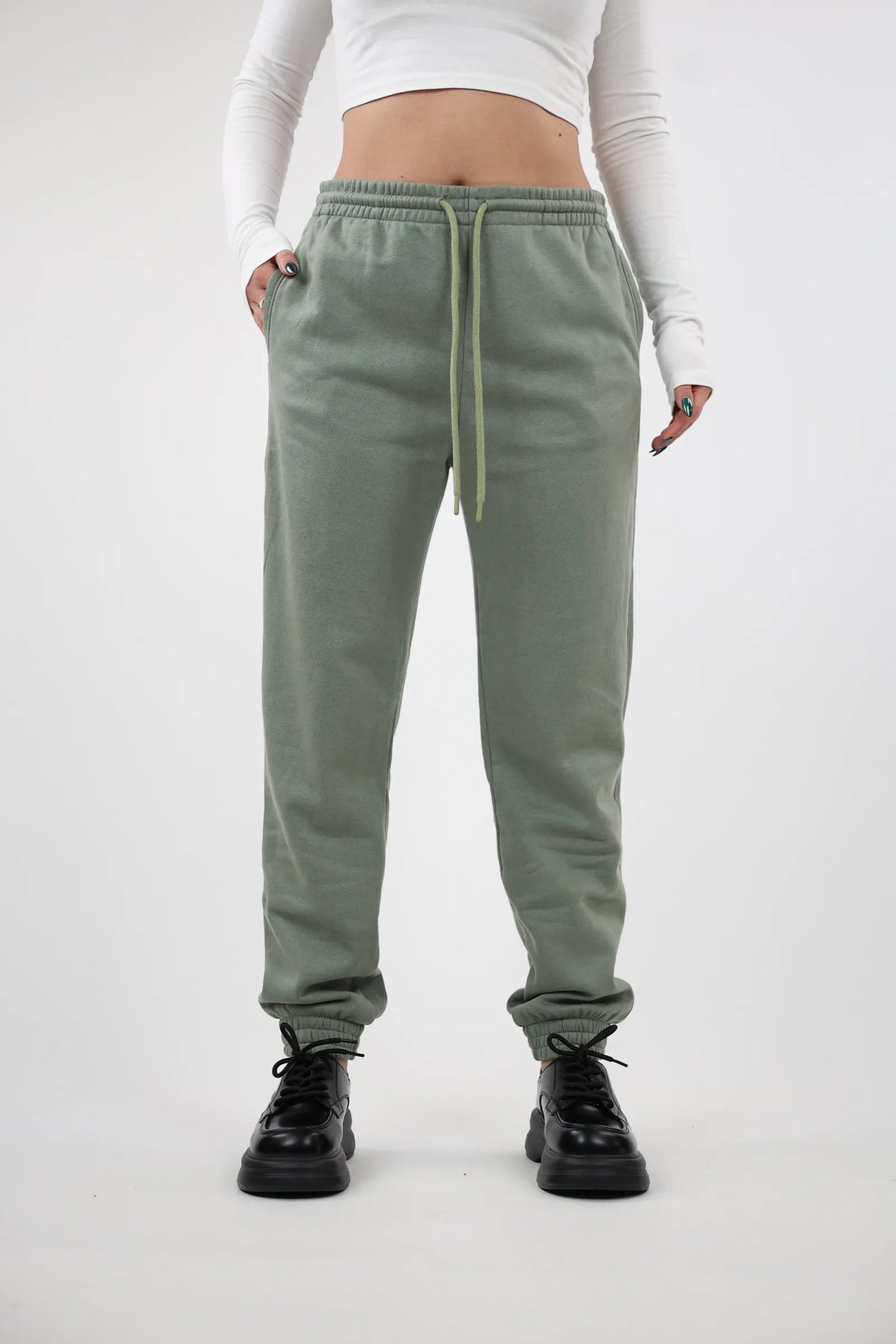Trenerka elastic waist fleece