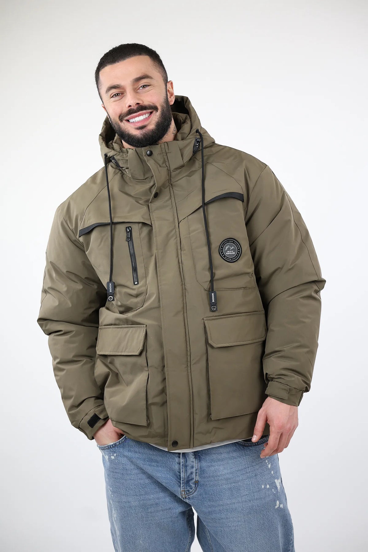 Jakne hooded puffer