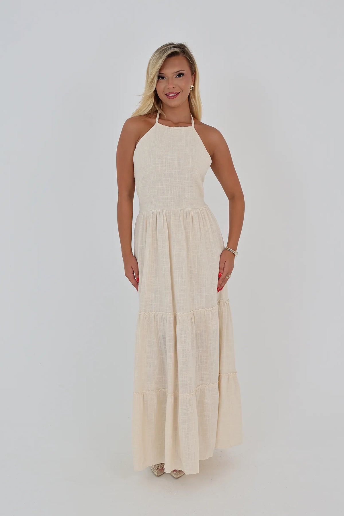 Fustan open back sundress