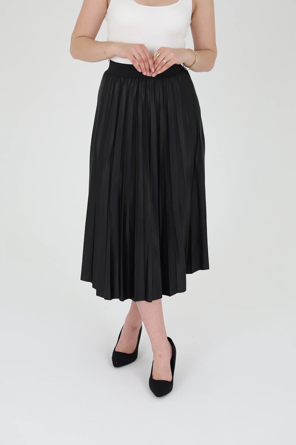 Fund pleated chiffon