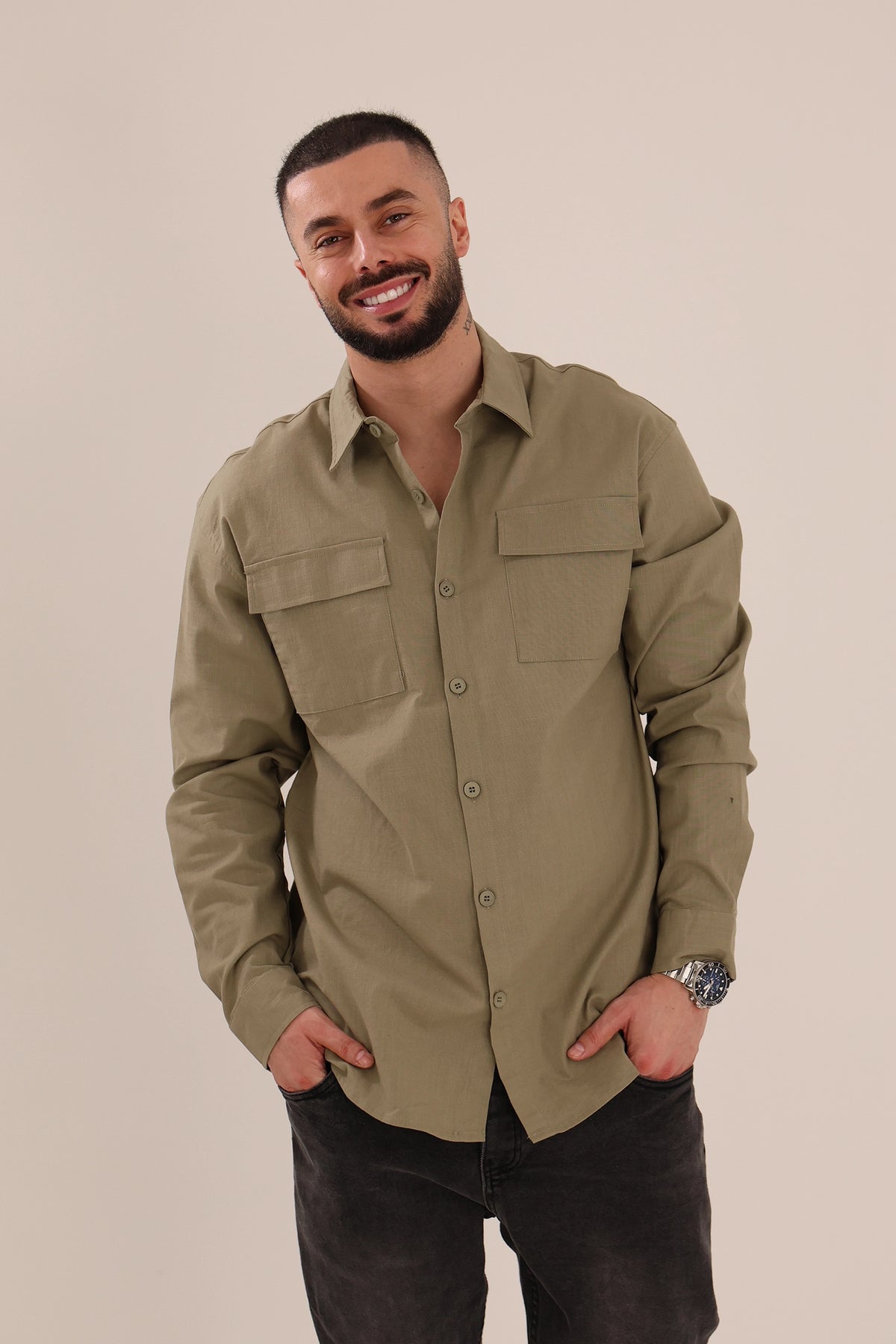 Kemishe pocket overshirt