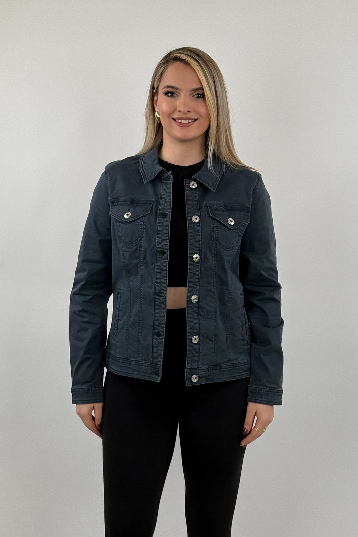 Jakne washed denim