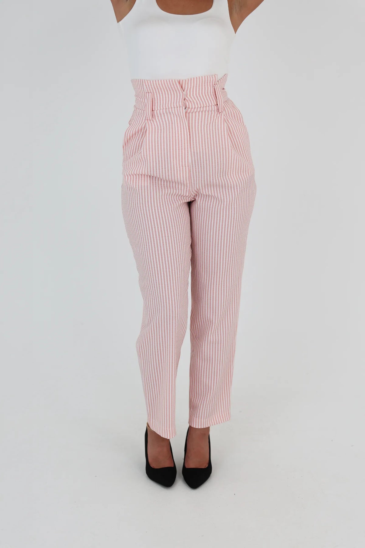 Pantallona pink striped