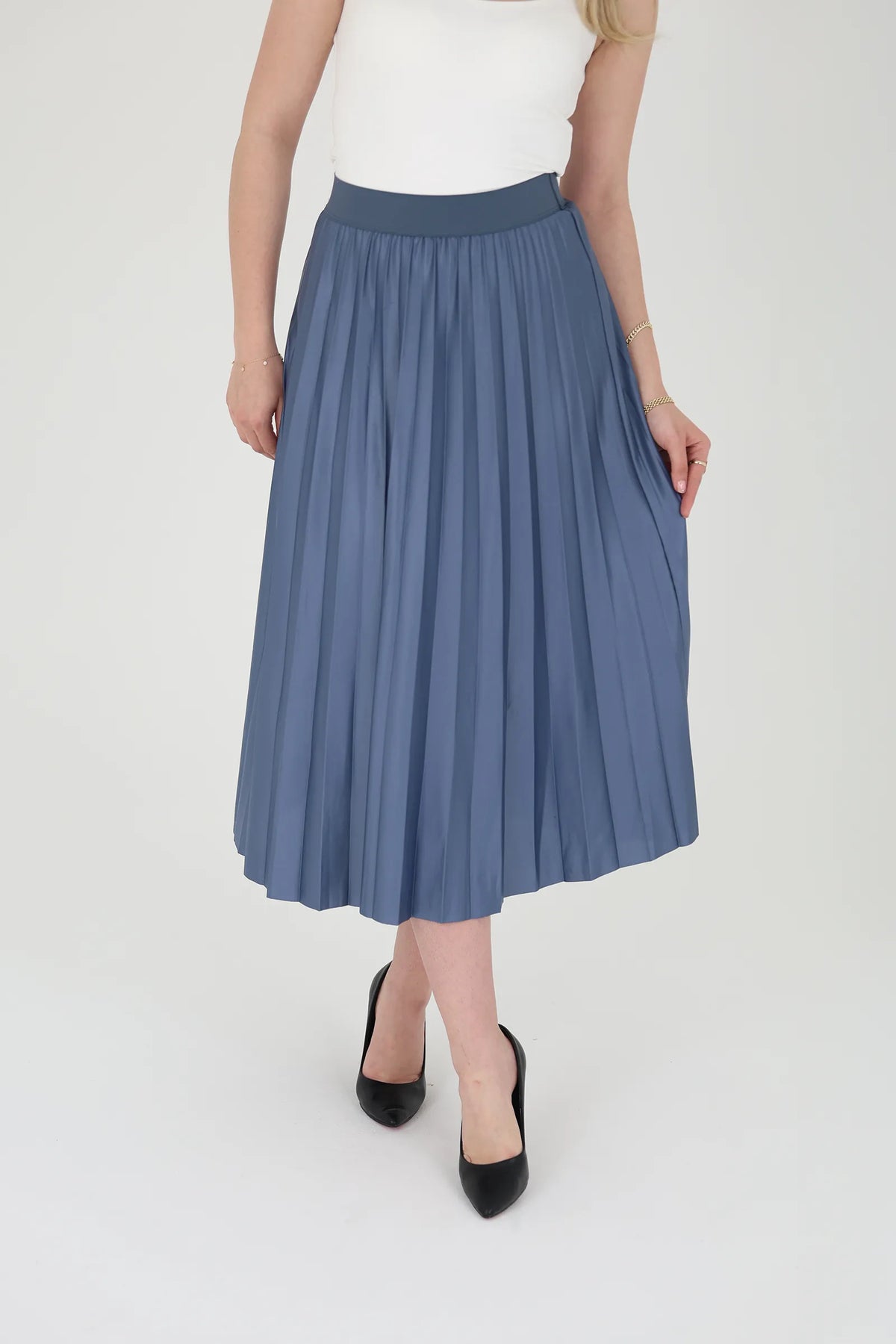 Fund pleated chiffon