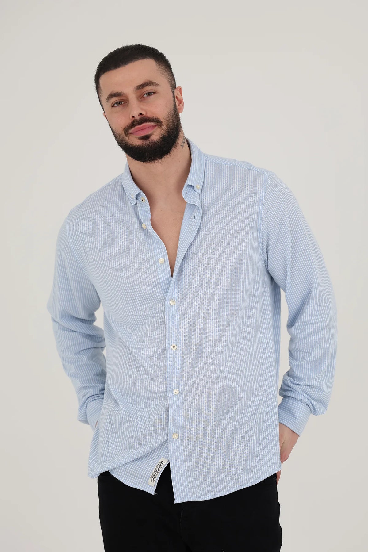 Kemishe vertical pinstripe