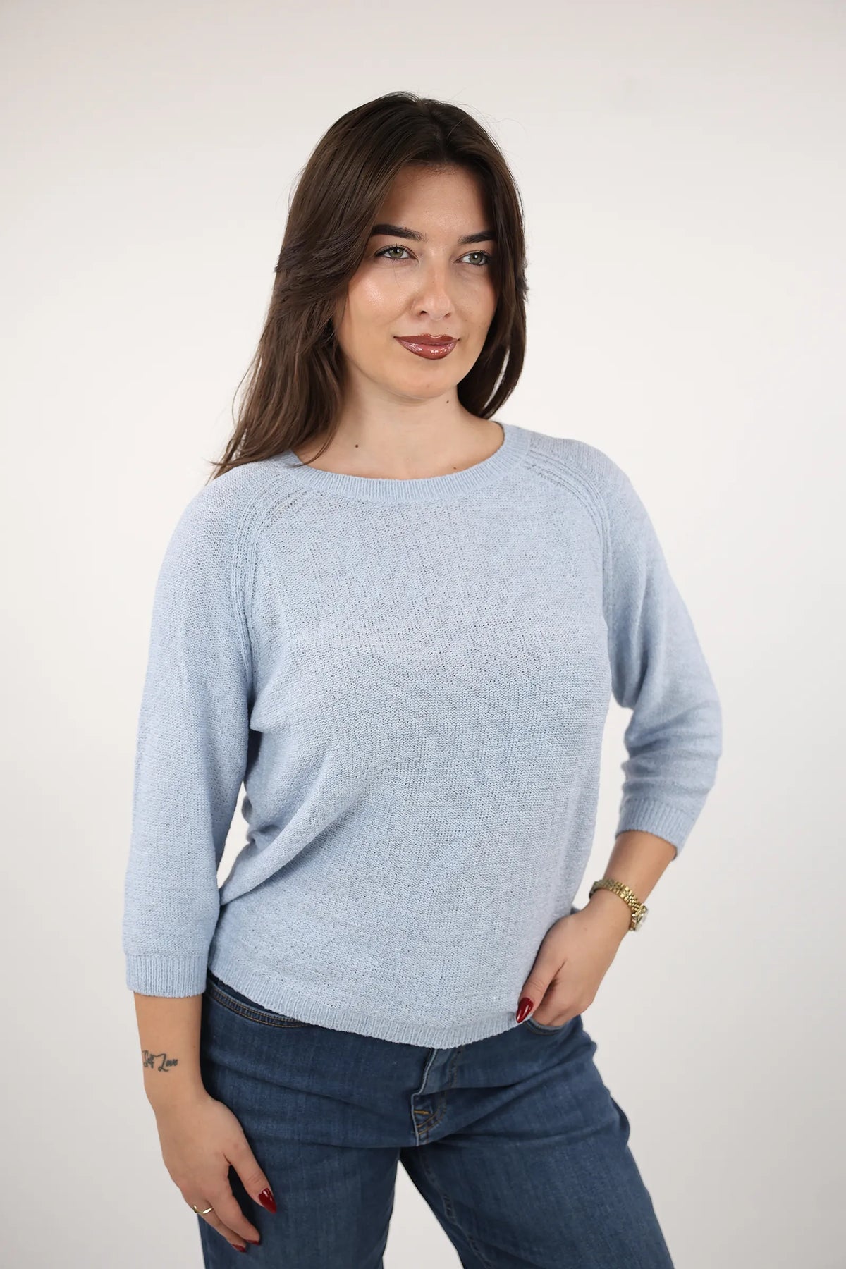 Xhemper sleeve knit