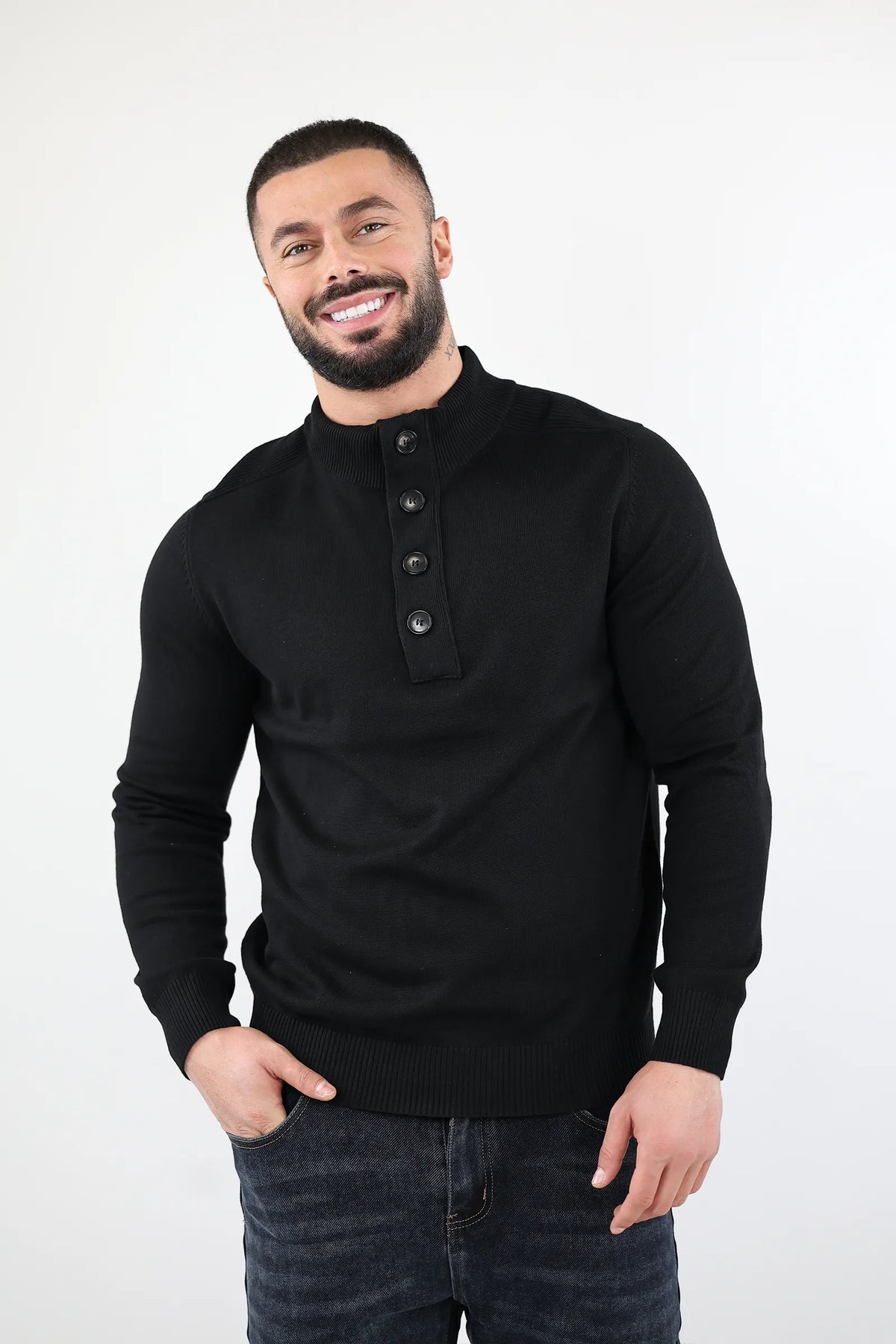 Xhemper button up mock
