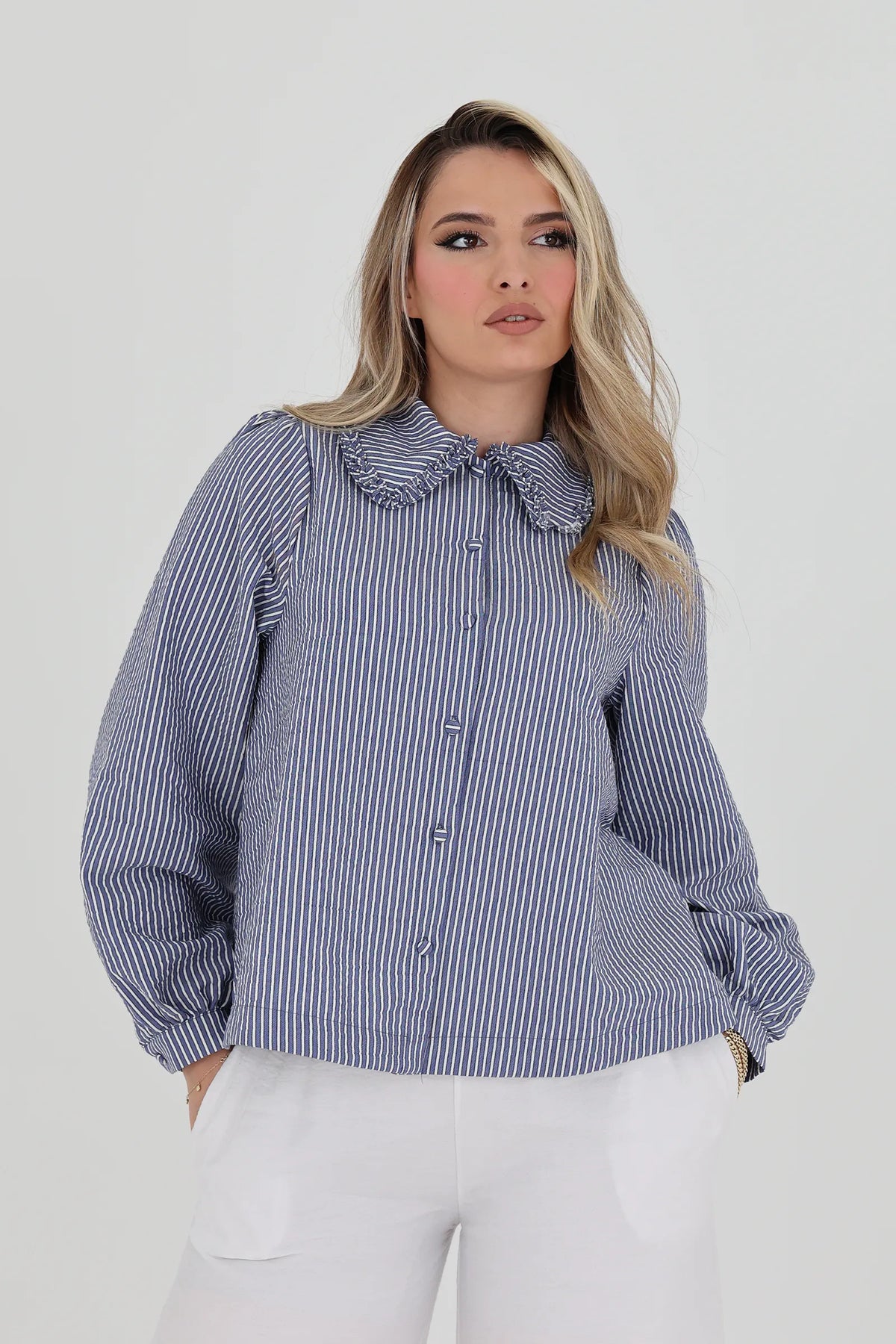 Kemishe striped cotton