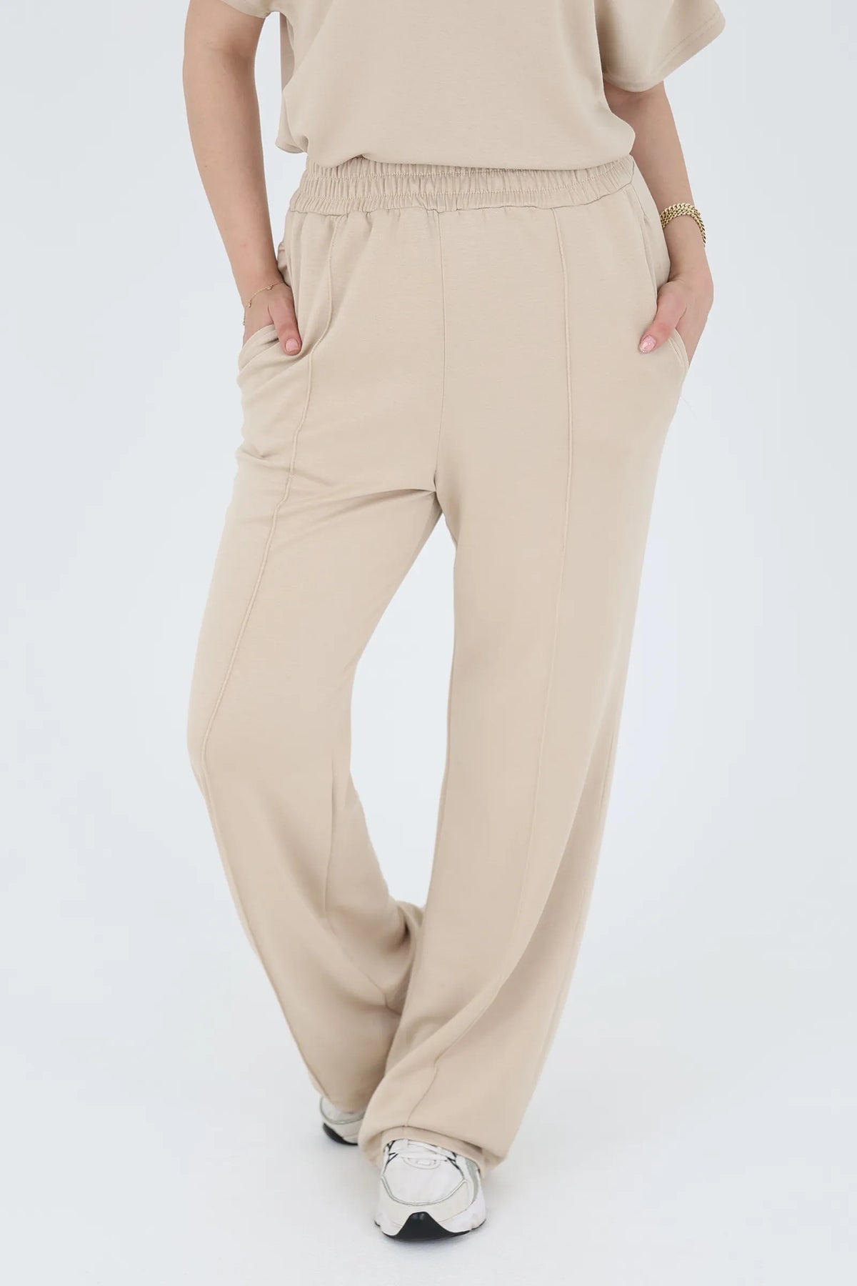 Trenerka wide leg joggers