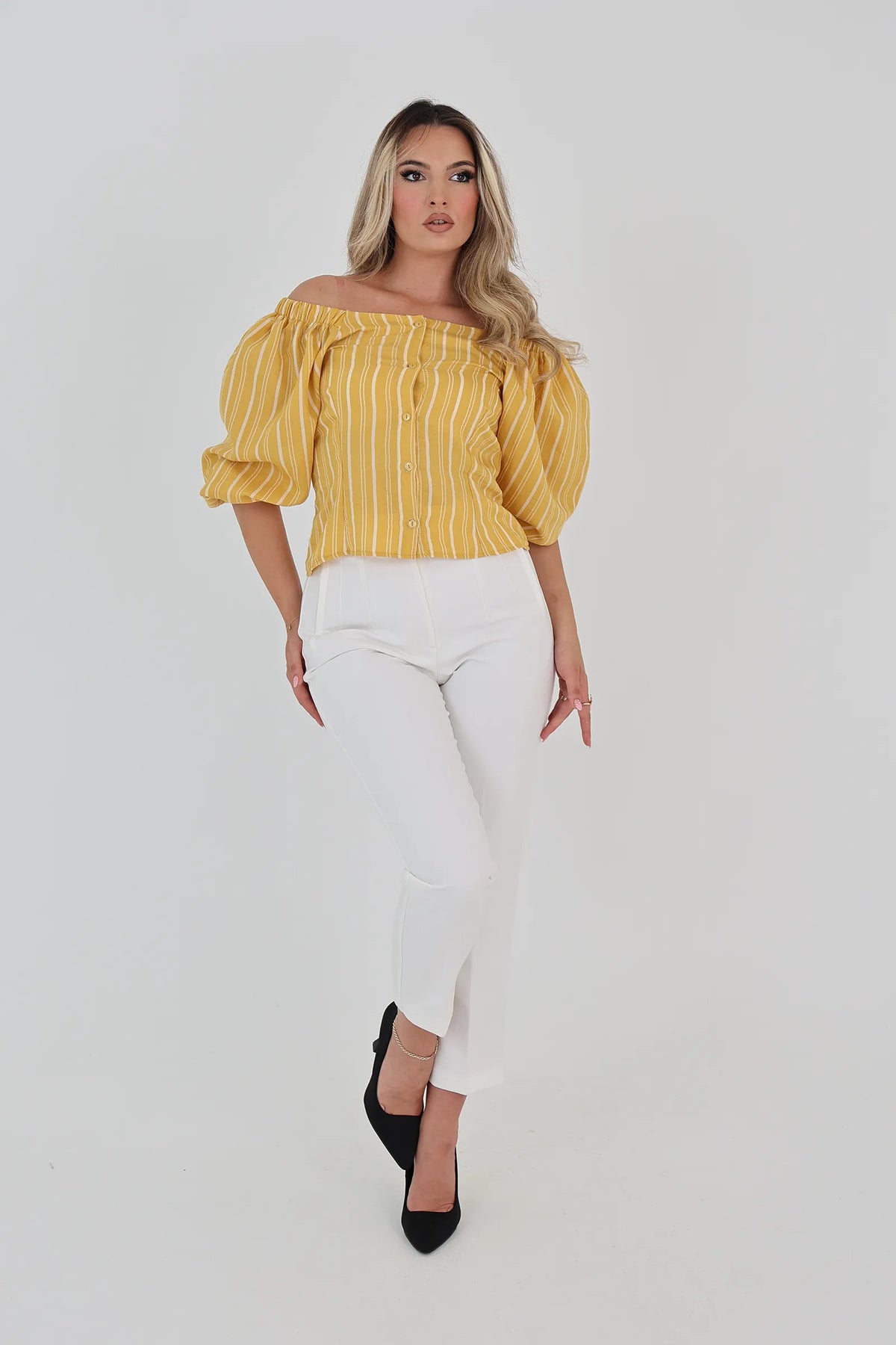 Kemishe yellow striped