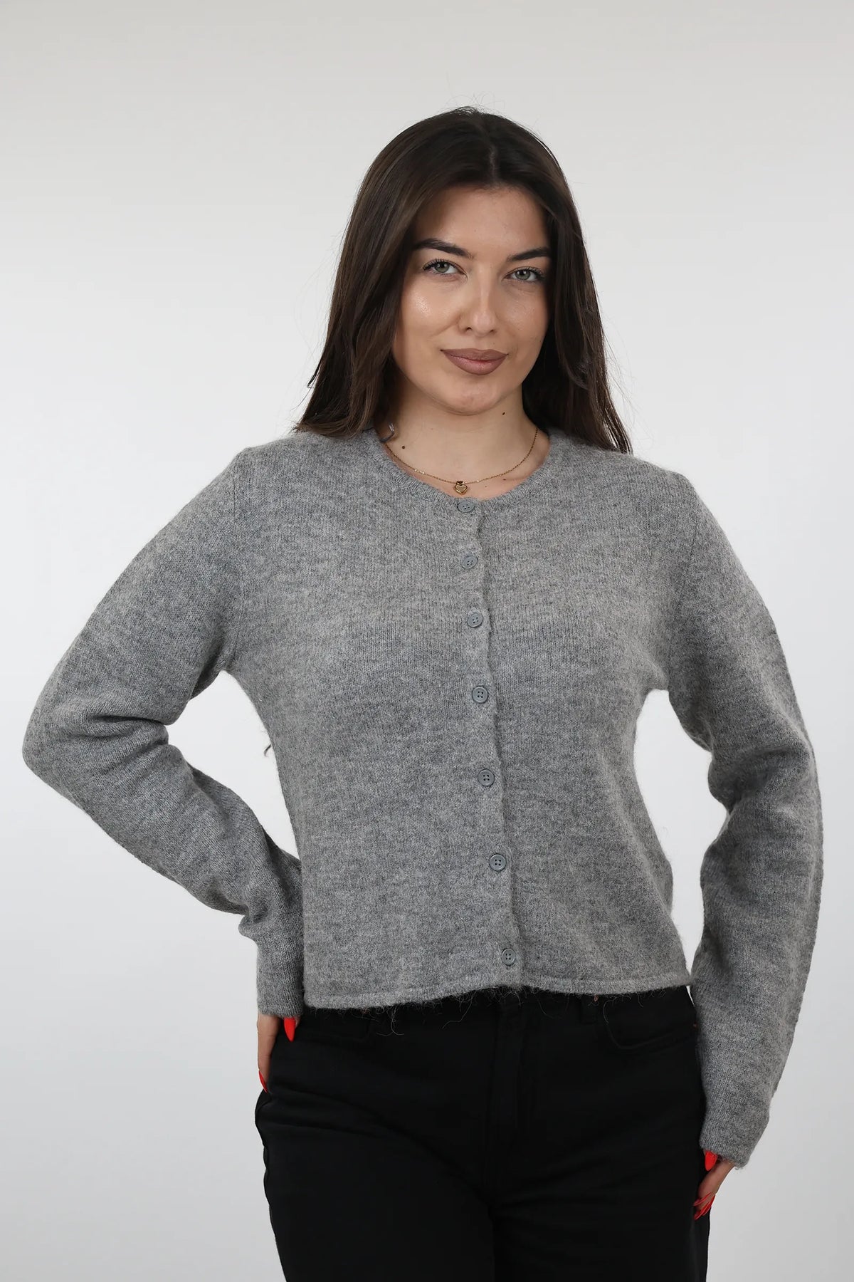 Xhemper button cardigan