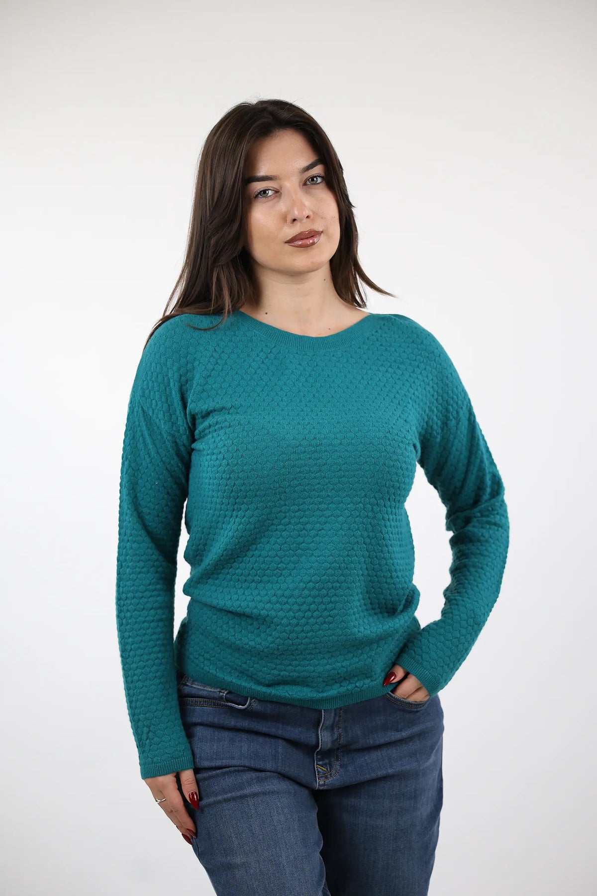 Bluze honeycomb knit