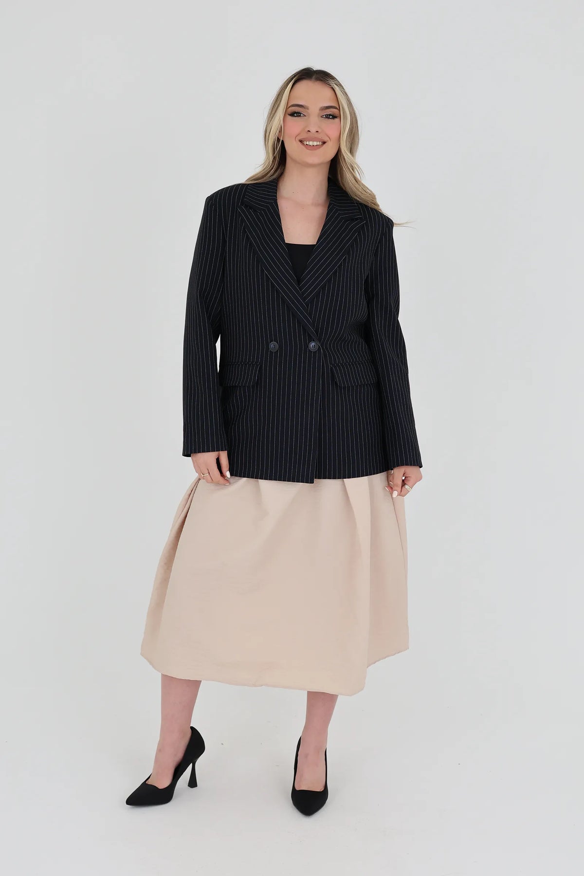 Sako pinstripe suit