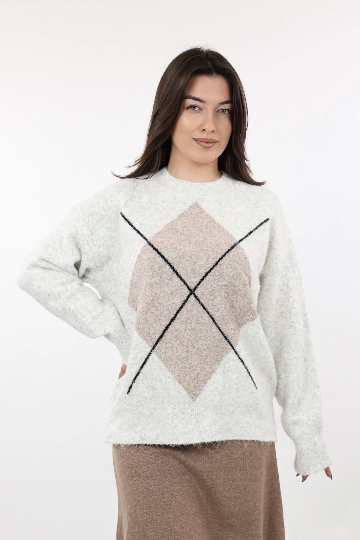Xhemper soft wool argyle