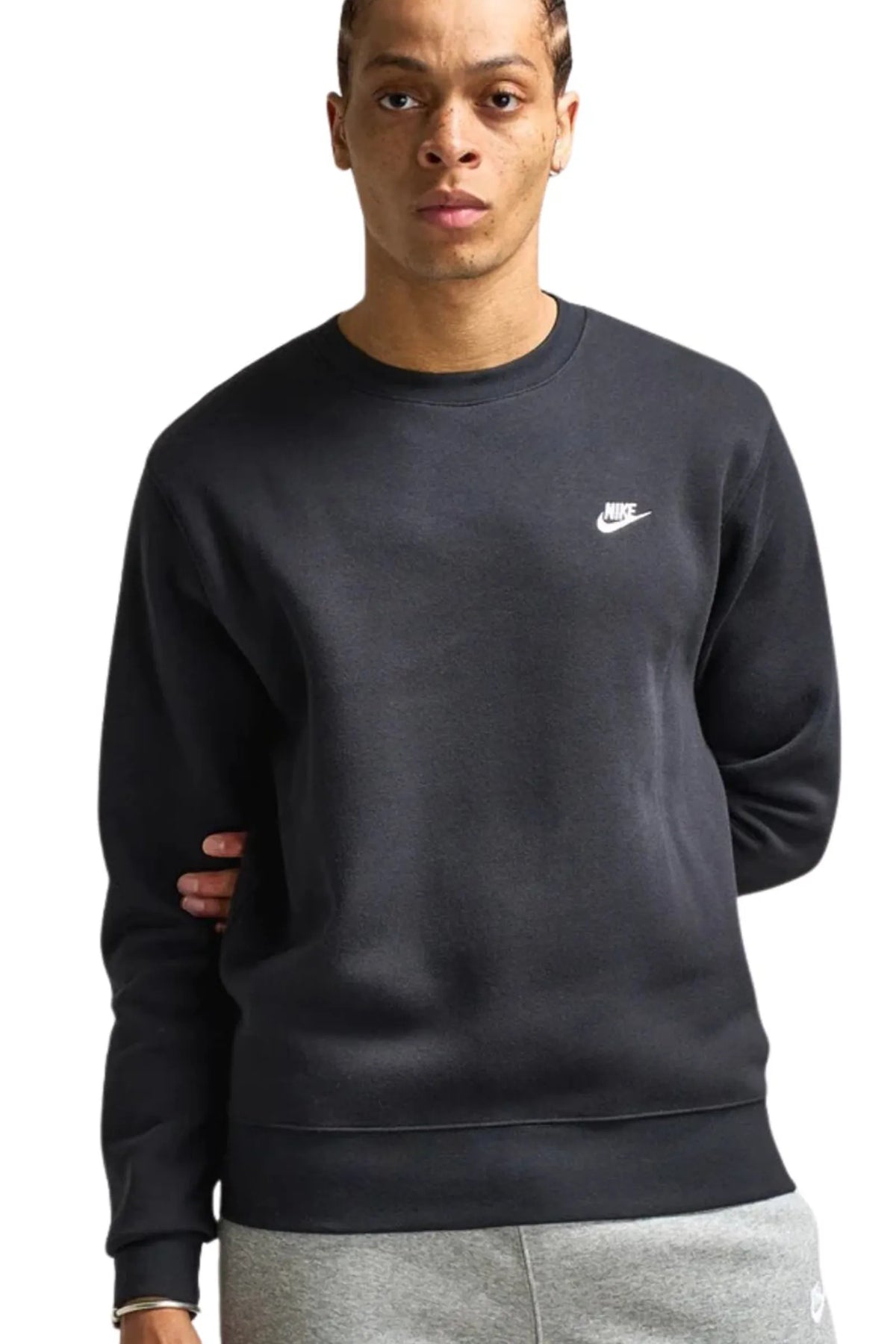 Duks nike club man's fleece crew FN3886-010