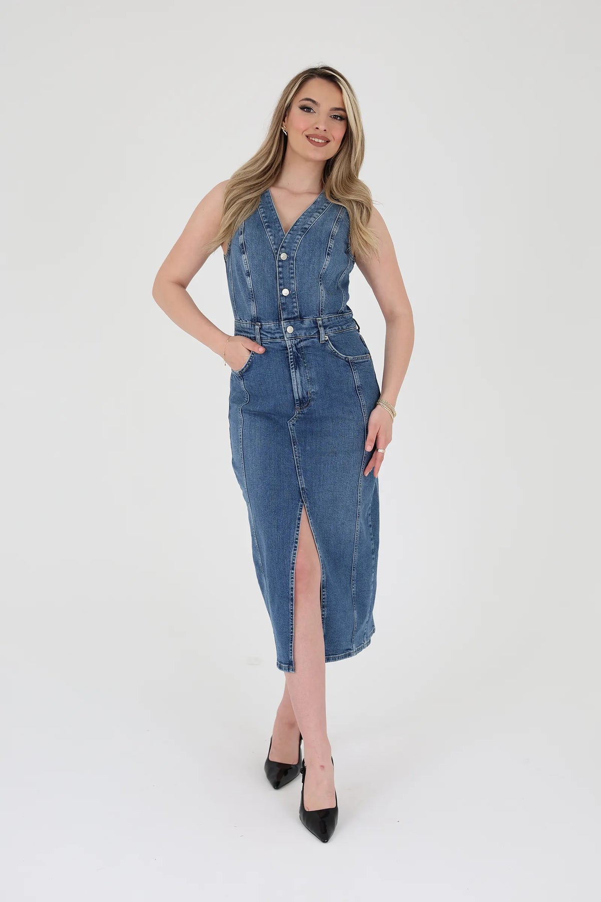 Fustan jeans