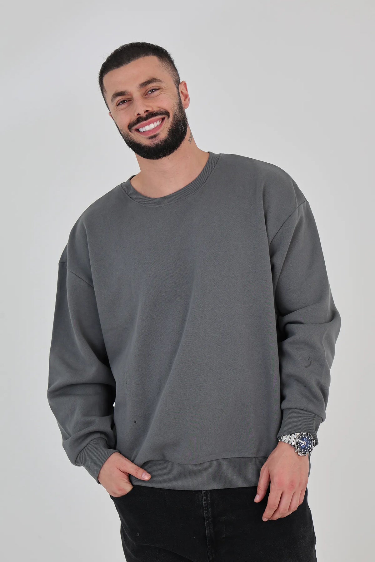Duks  ribbed cuffs and hem