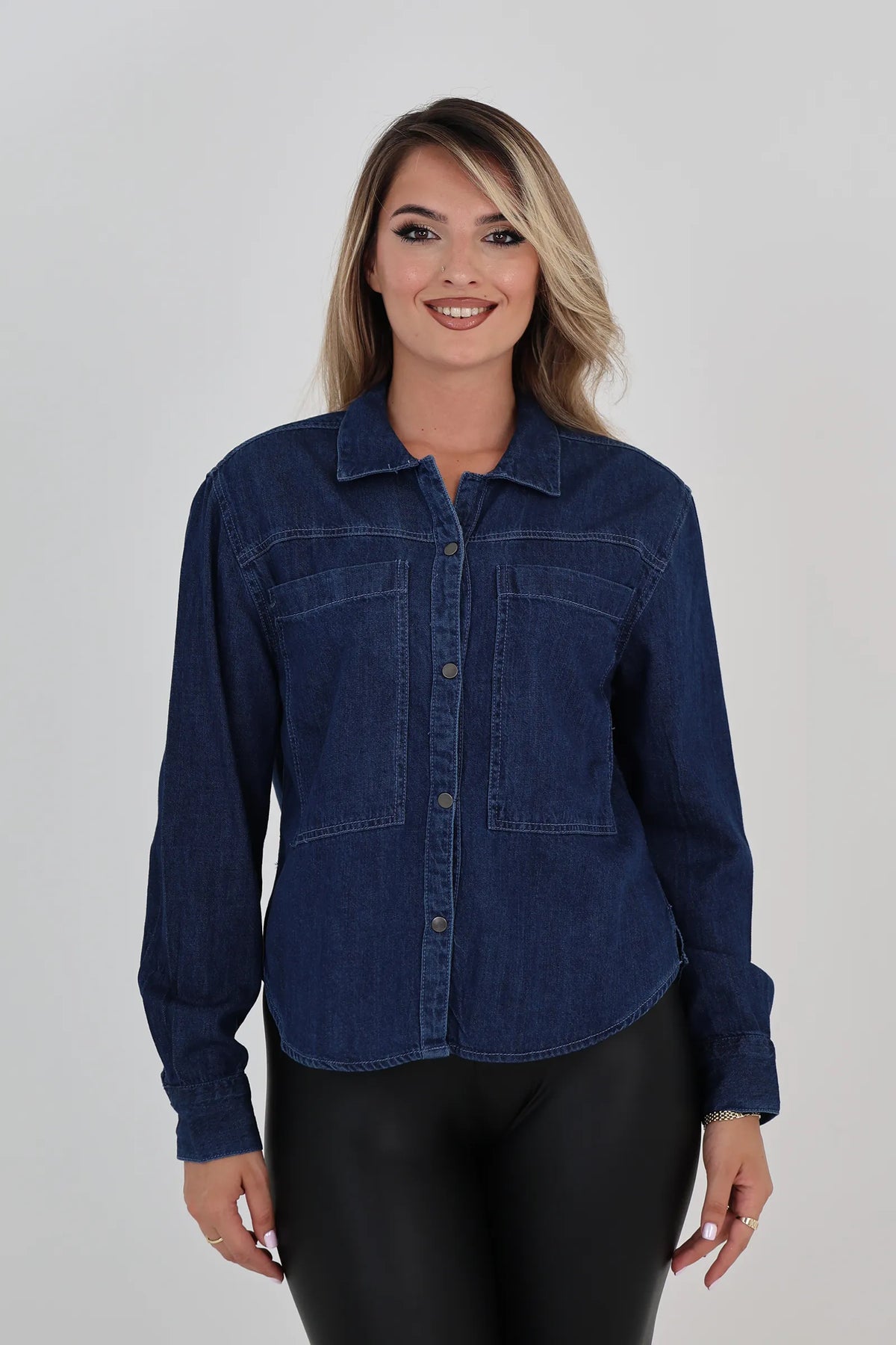 Kemishe dark blue denim