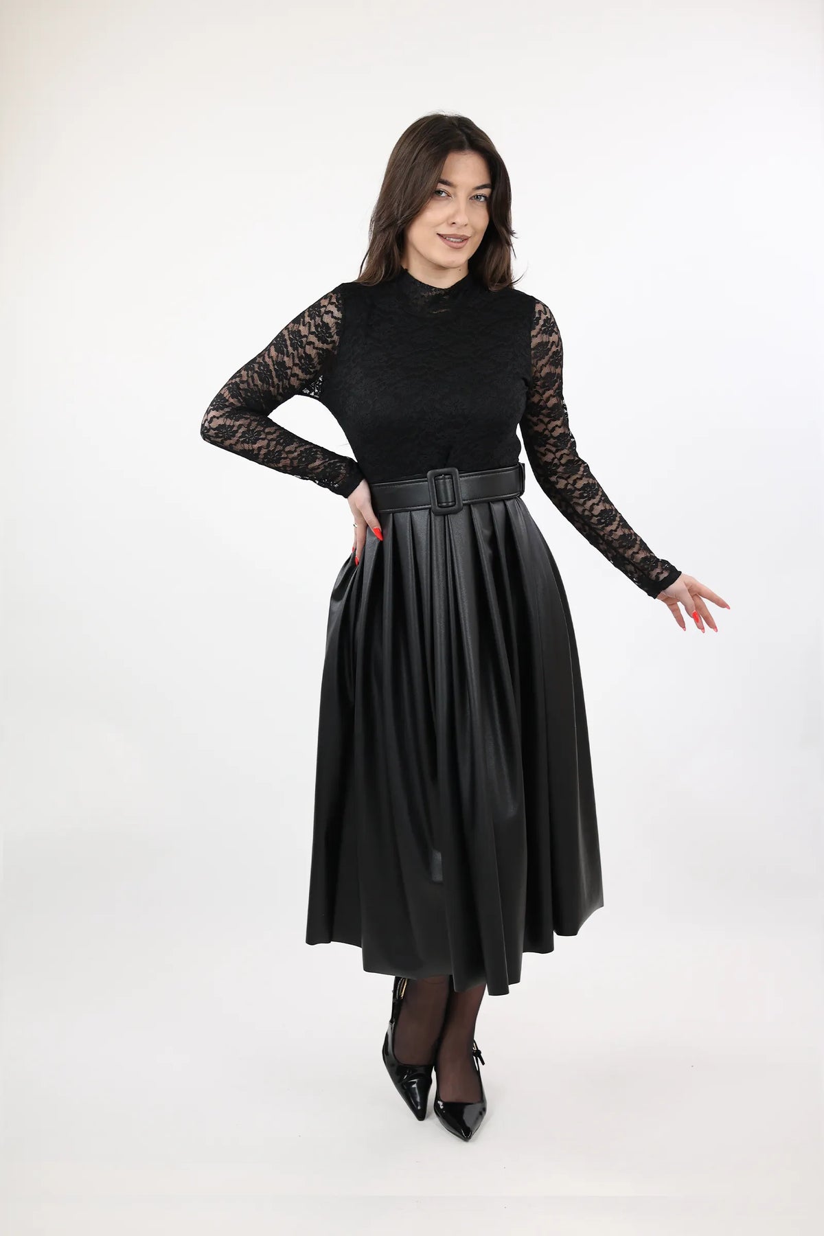 Fustan lace sleeve