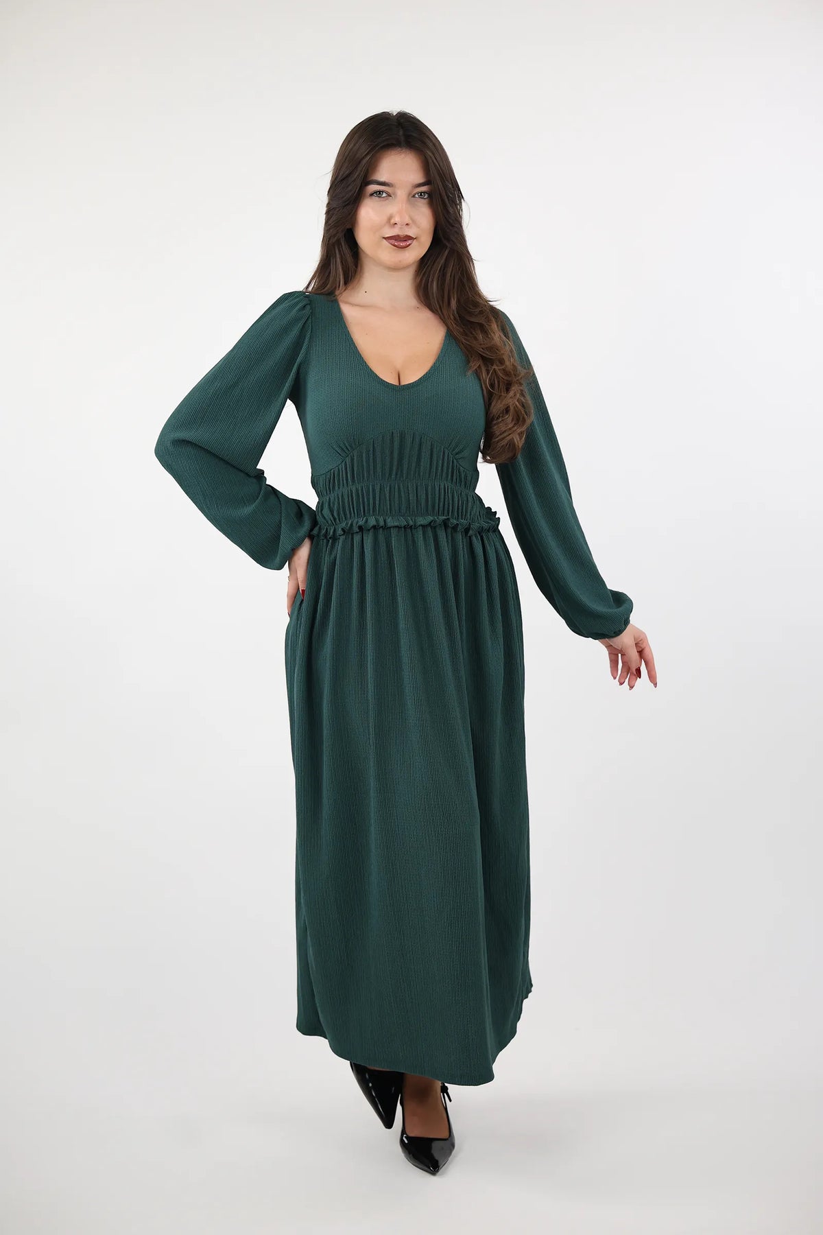 Fustan long sleeve