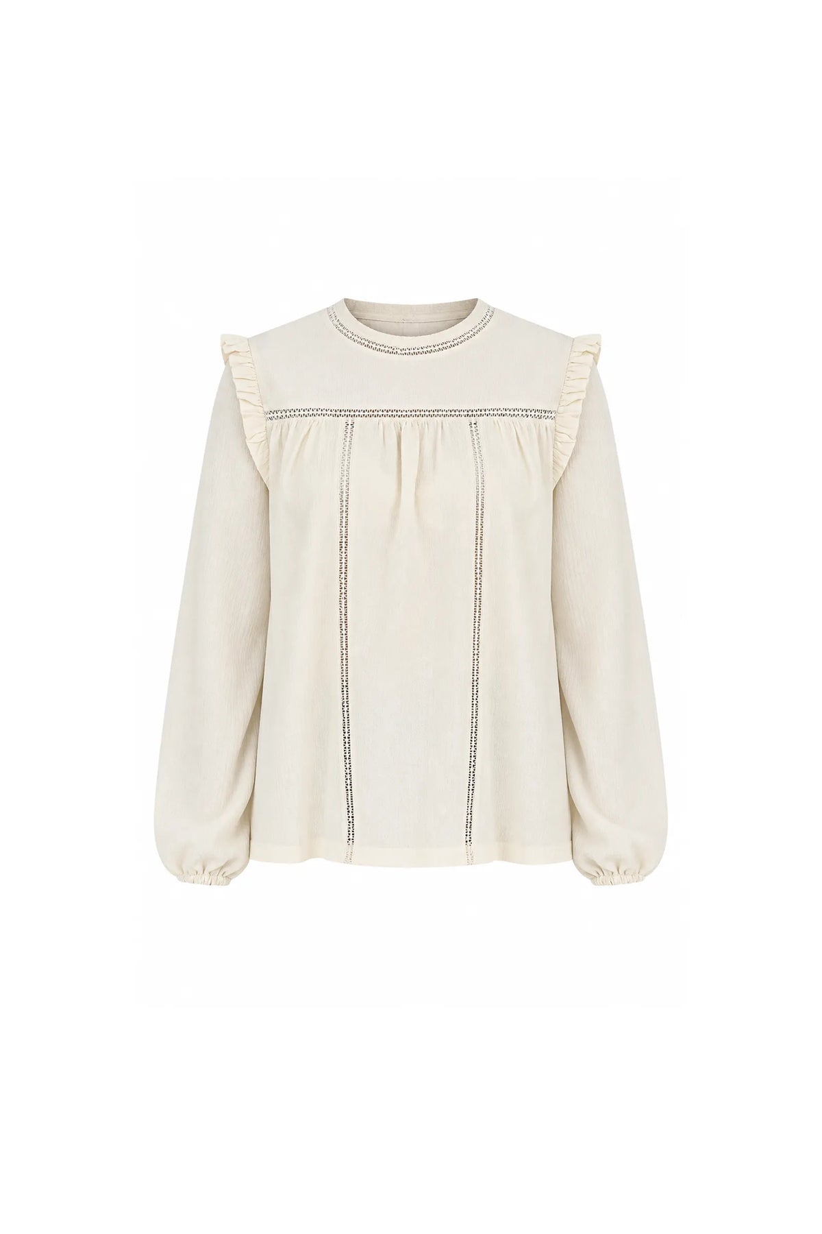 Bluze ruffled shoulders