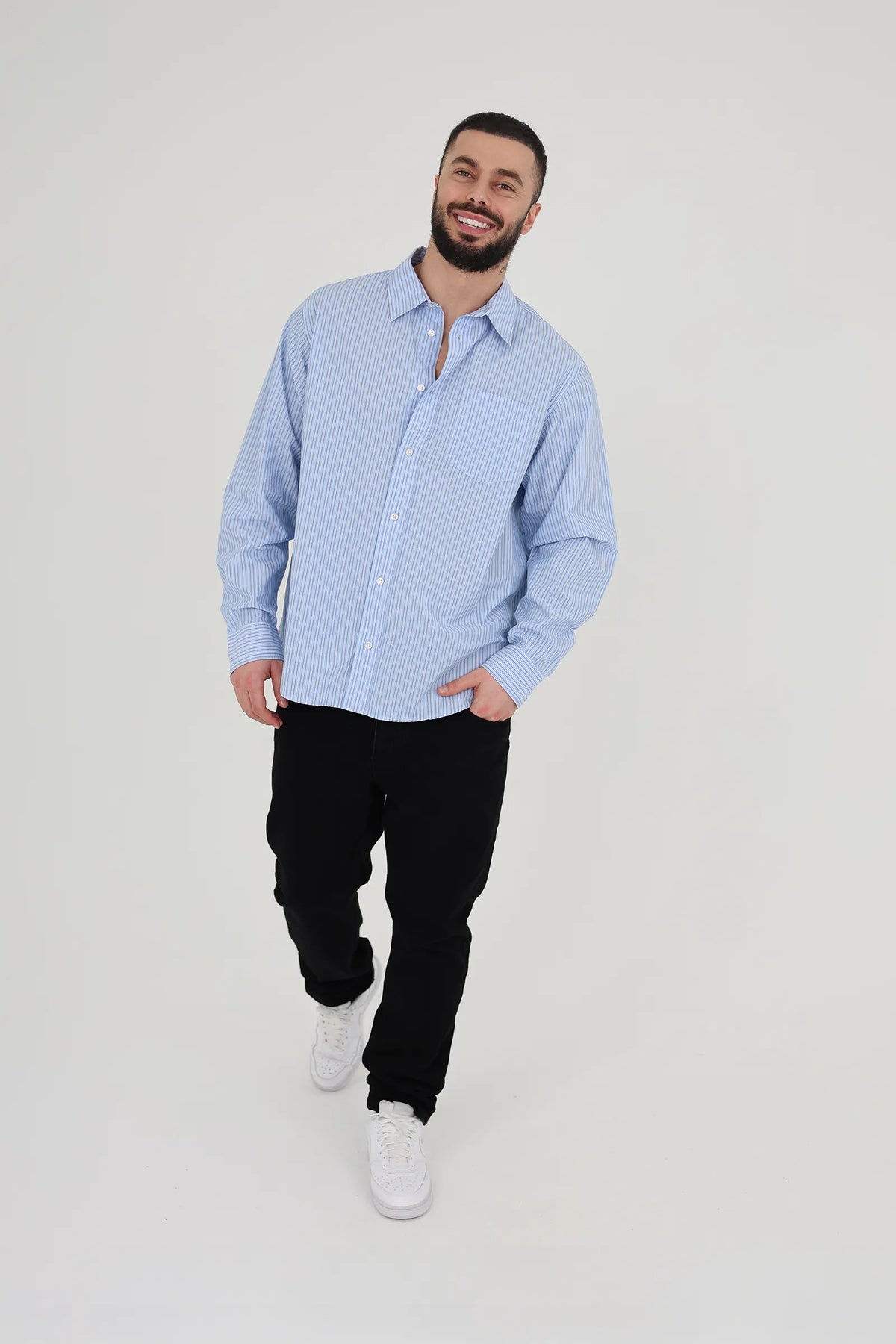 Kemishe vertical stripe