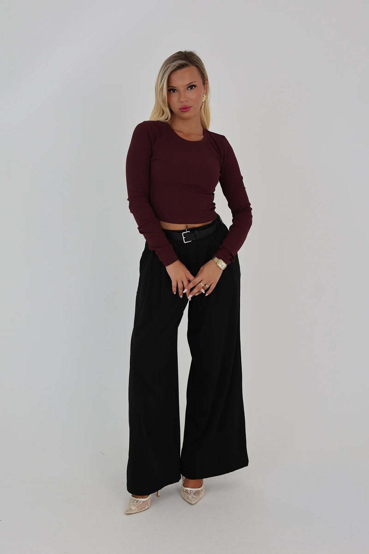 Bluze crewneck crop