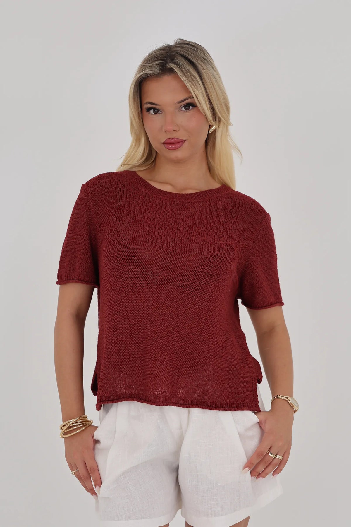Maice open knit