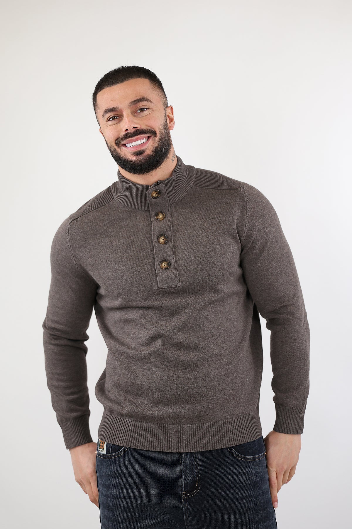 Xhemper button up mock