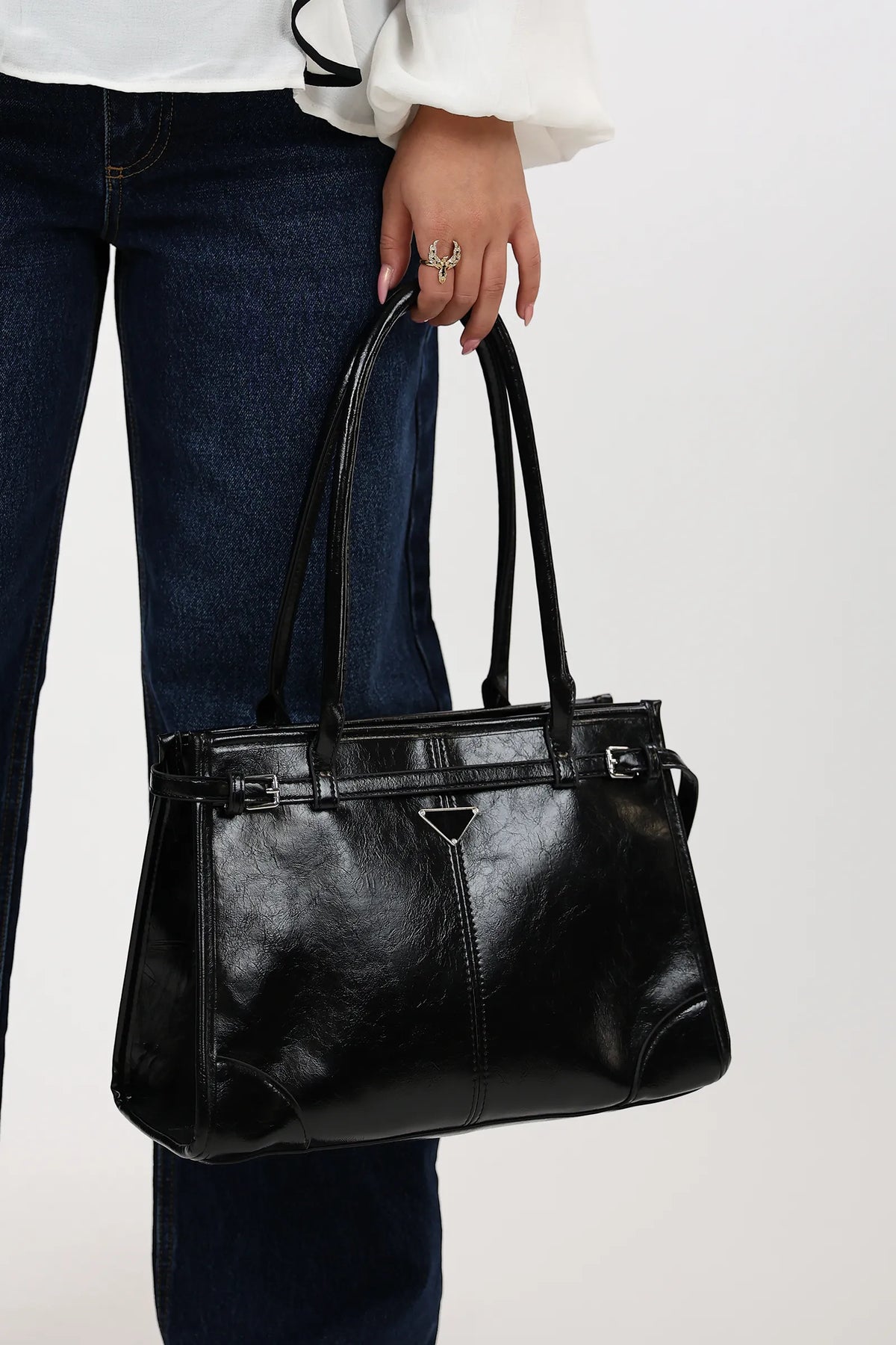 Çante shiny max leather