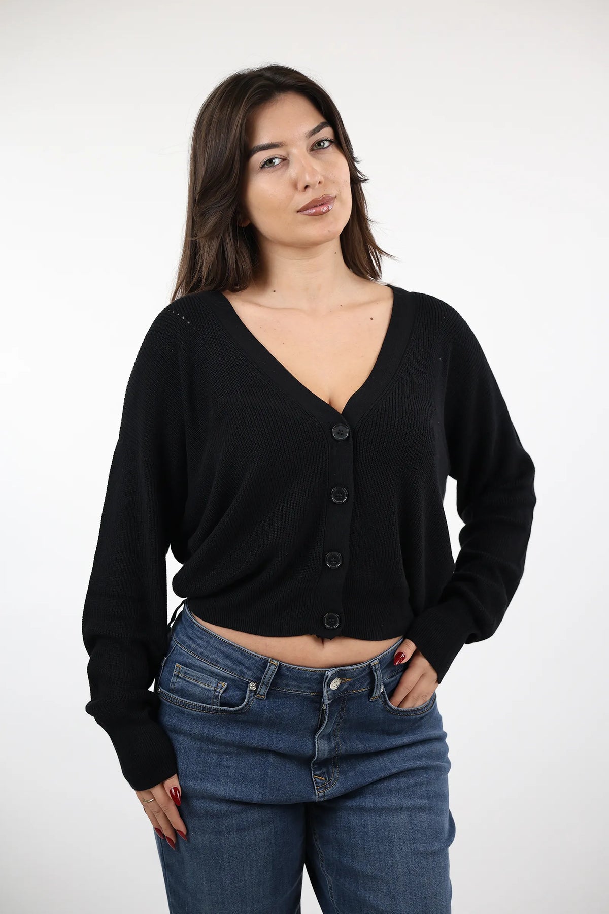 Xhemper soft knit v-neck