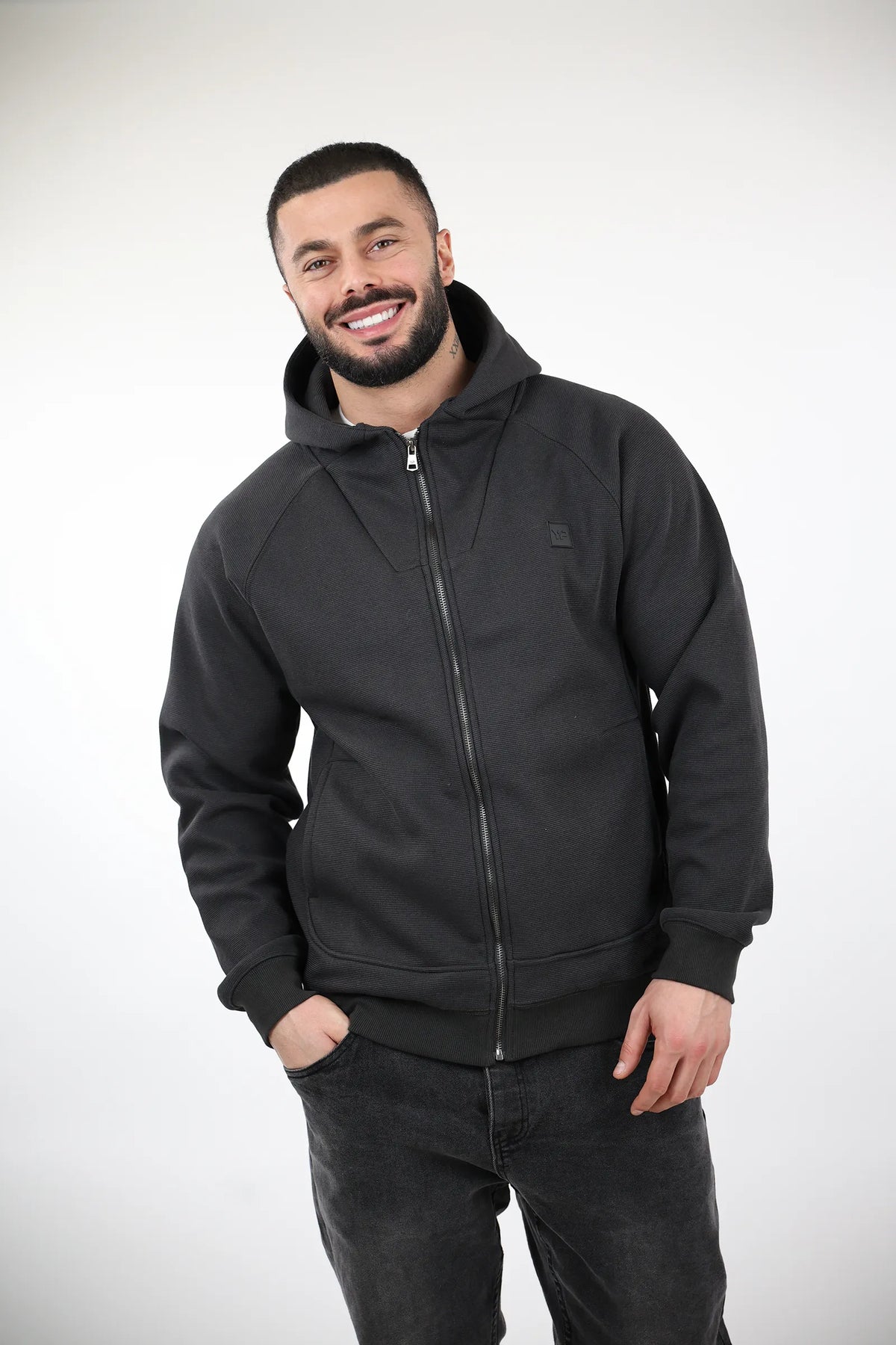 Duks zippered hoodie