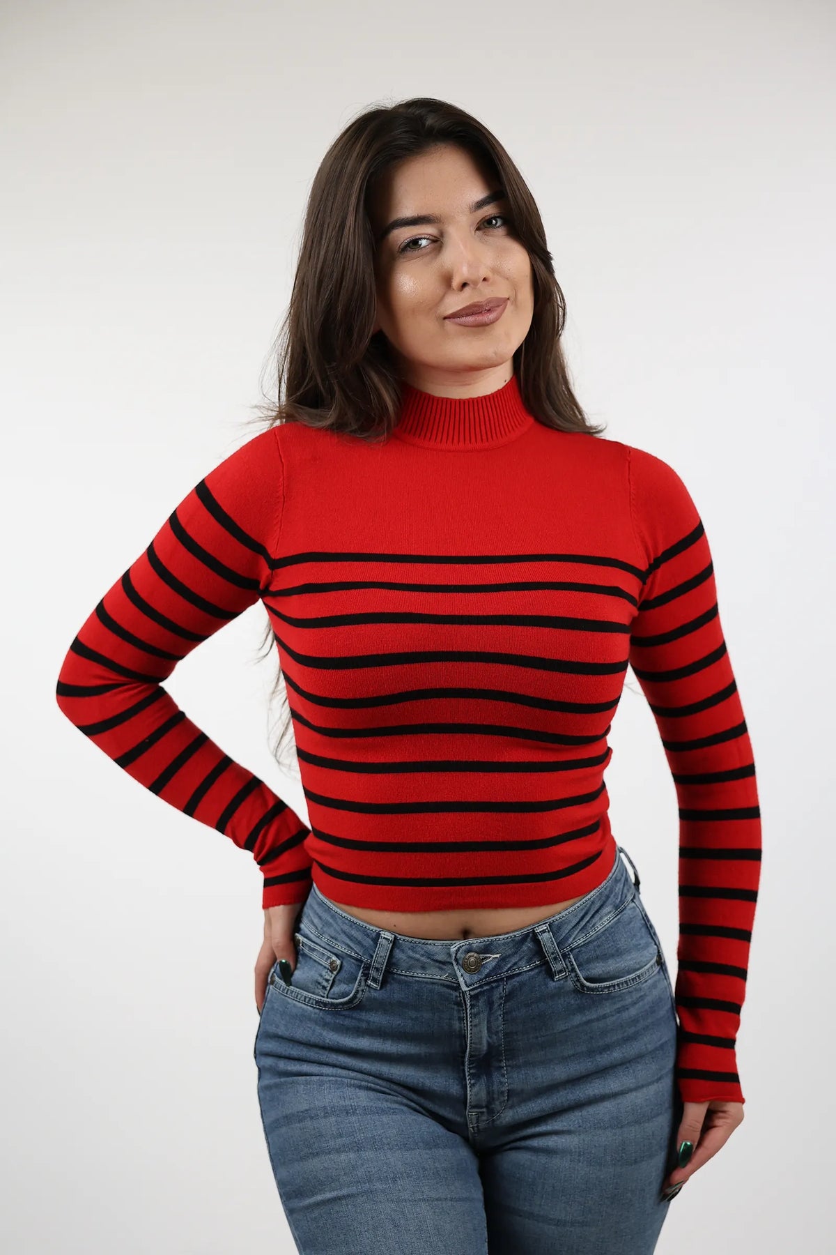 Rrollke striped turtleneck