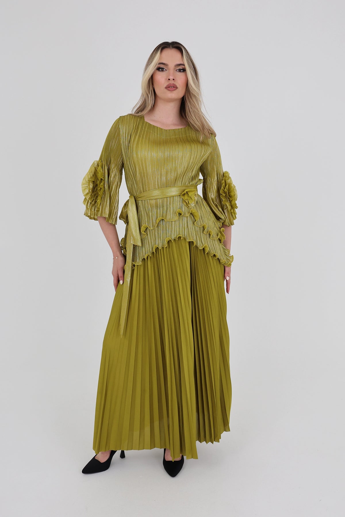 Set pleated co-ord