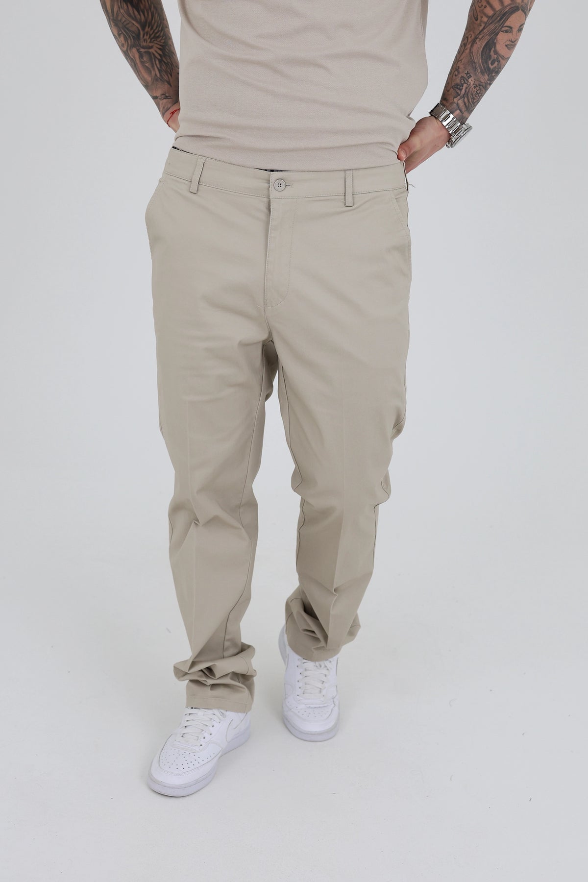 Pantallona flat front