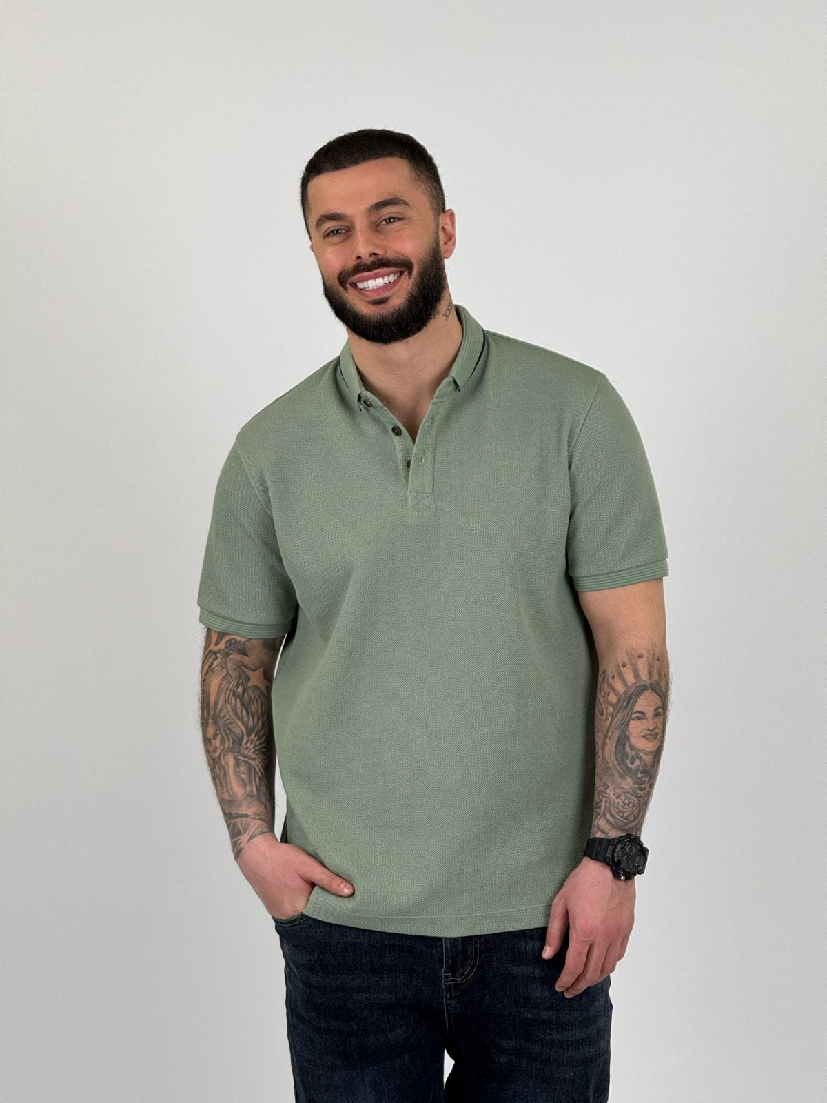 Maice knitted polo