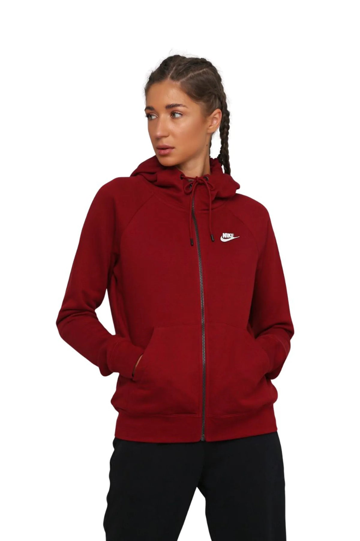 DUKS Nike W Nsw Essntl Hoodie Fz Flc