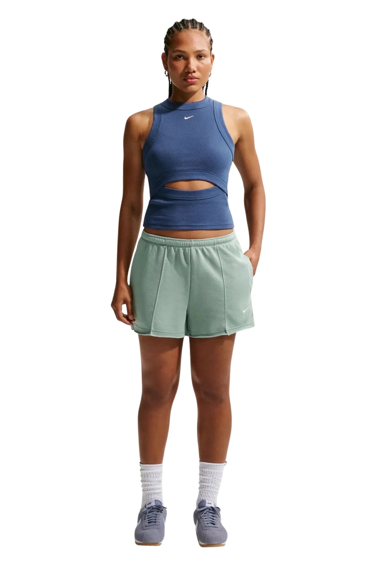 Shorce nike sportswear chill terry mid-rise french terry II3980-006