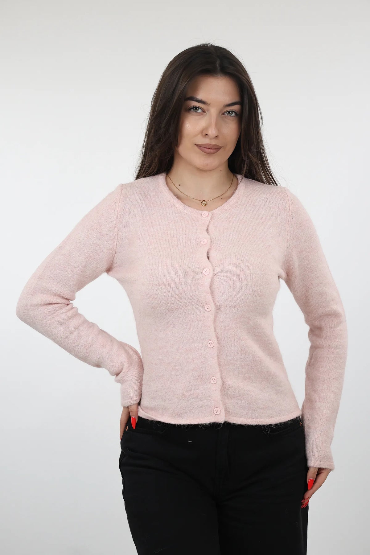 Xhemper button cardigan