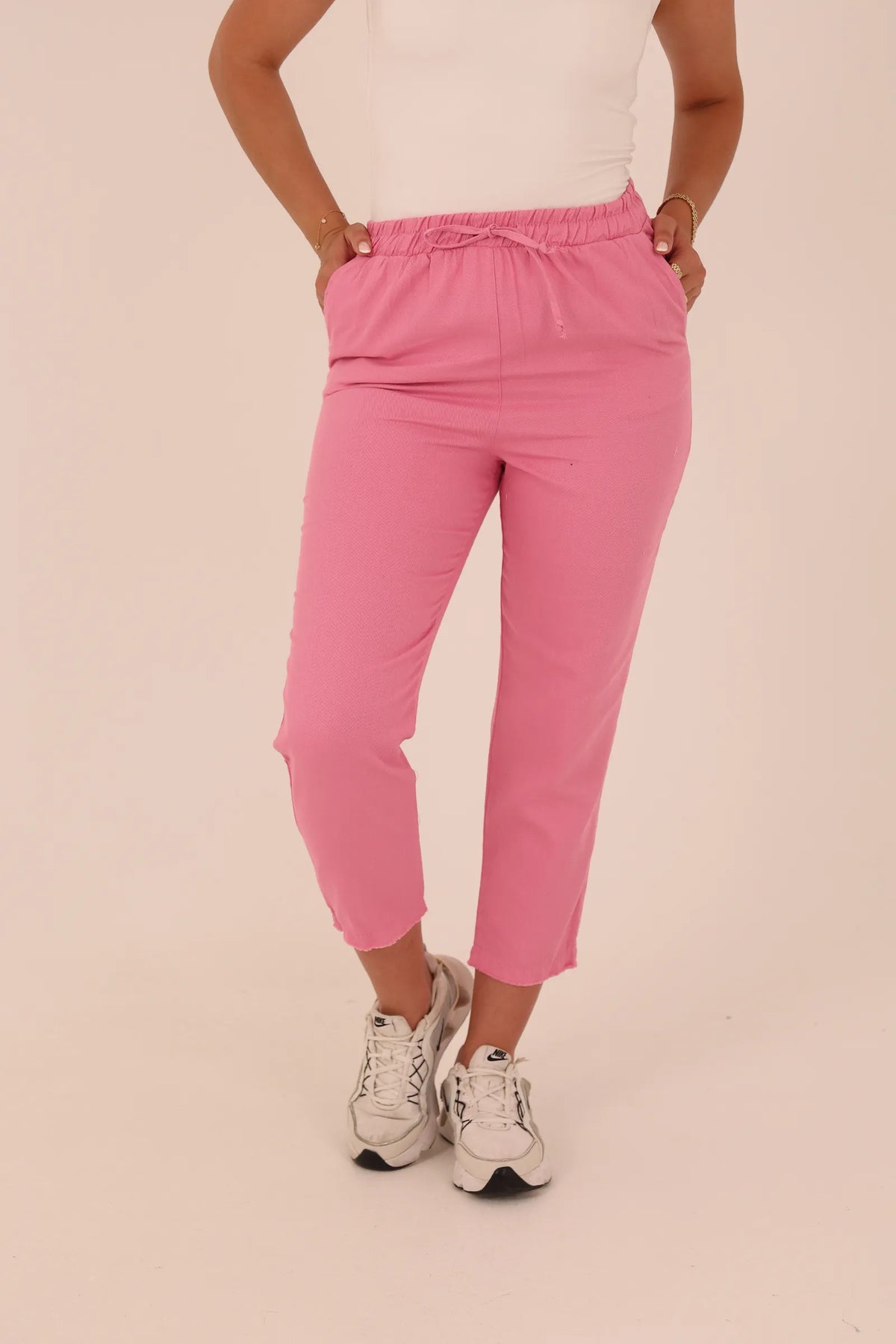 Pantallona cropped carrot